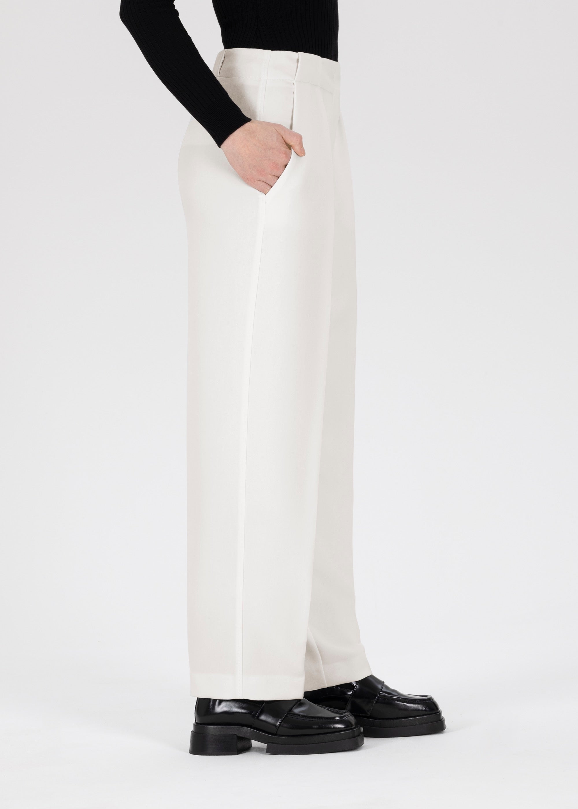 Stehmann Juls Relaxed Fit Hose winter-white 34