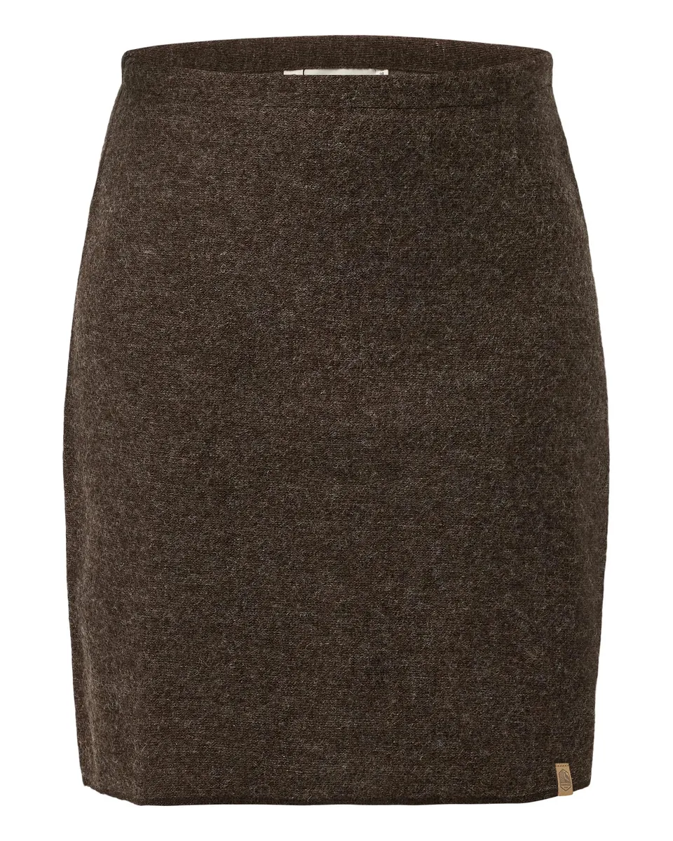 Ivanhoe GY Vegby Wollrock Chocolate Damen Filzwolle