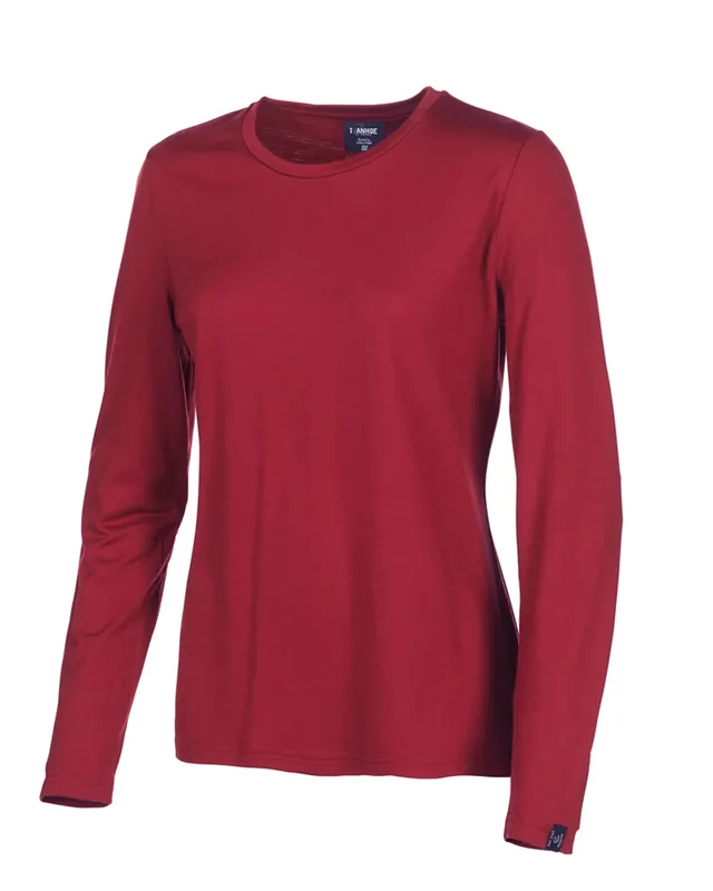Ivanhoe Underwool Merino Longsleeve Royal Cherry 100%