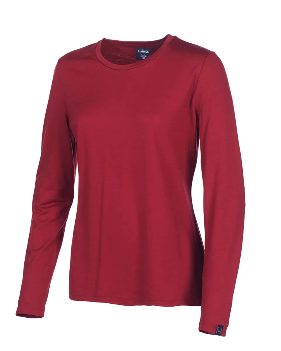 Ivanhoe Underwool Merino Longsleeve Royal Cherry 100%