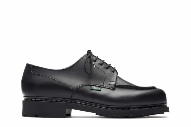 Paraboot Chambord Derby Schwarz Glattleder Tex