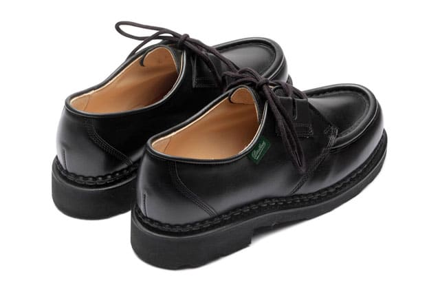Paraboot Beaubourg/Griff Derby Schwarz Glattleder
