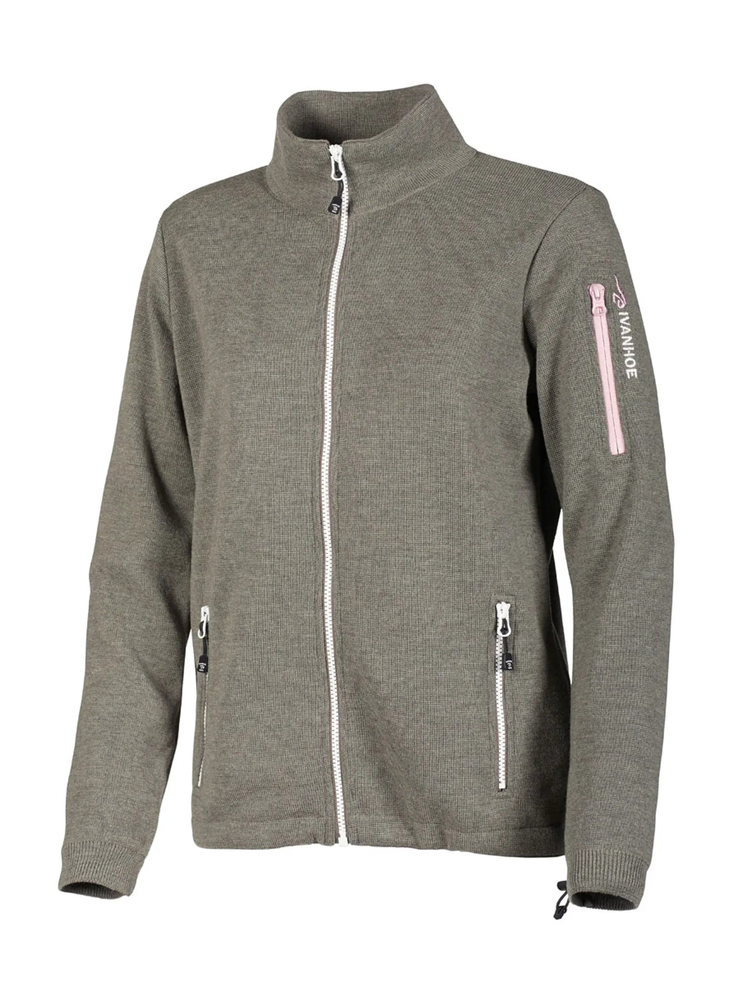 Ivanhoe Hedda Windbreaker Wolljacke Lichen Green Merino
