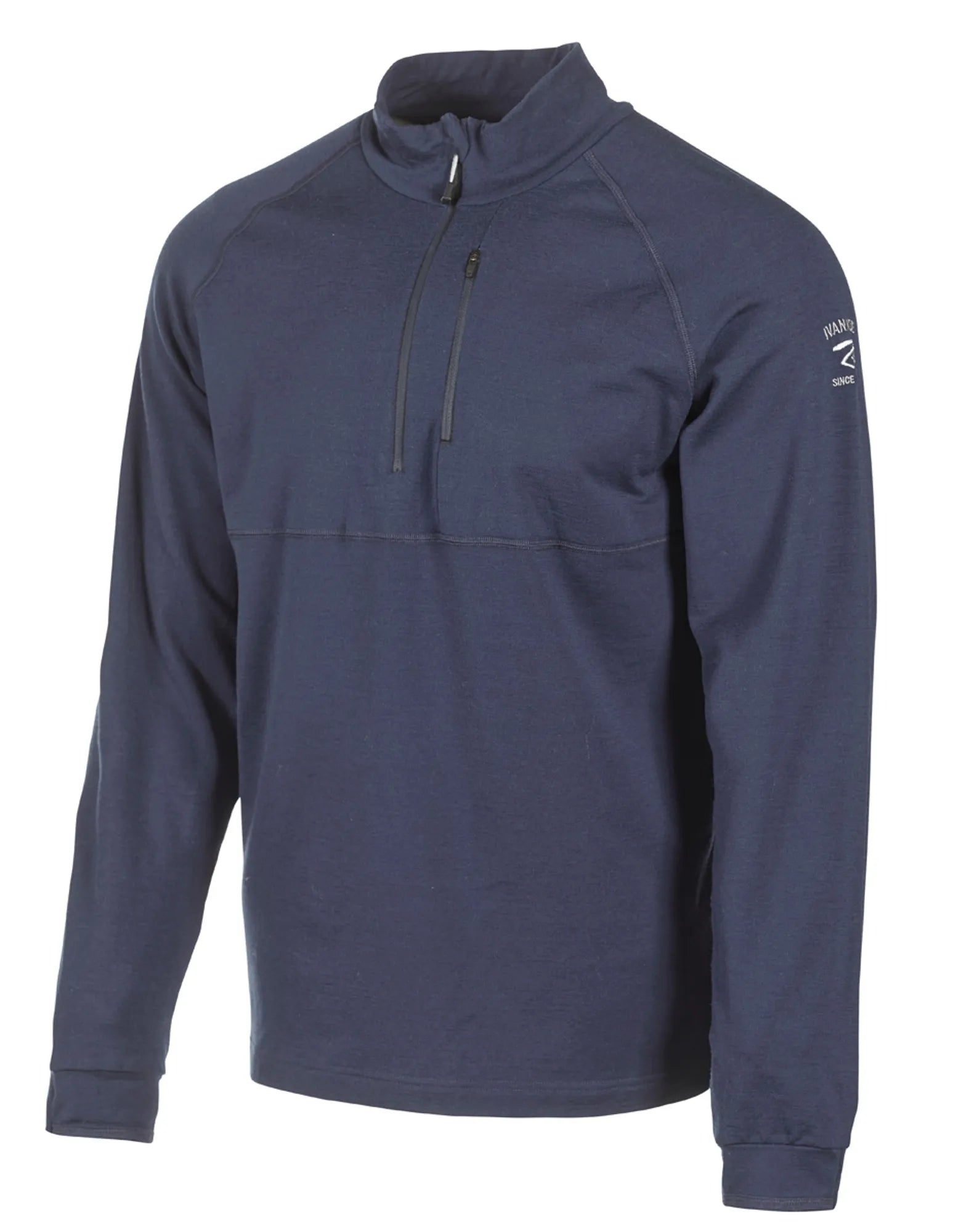 Ivanhoe Underwool Cody Half Zip Thermoshirt Steelblue