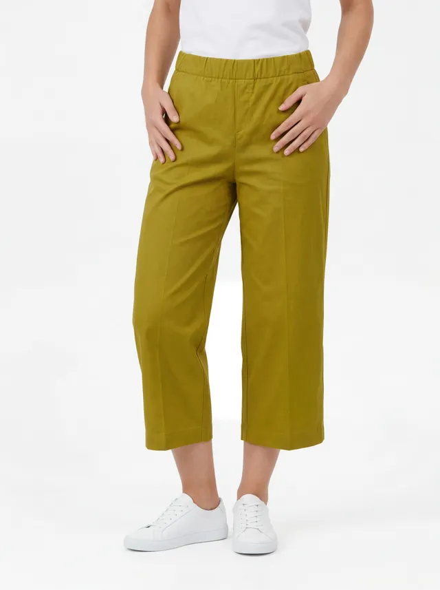 Stehmann Fenja Culotte pistachio Gr. 34 Bengaline Wide-Leg