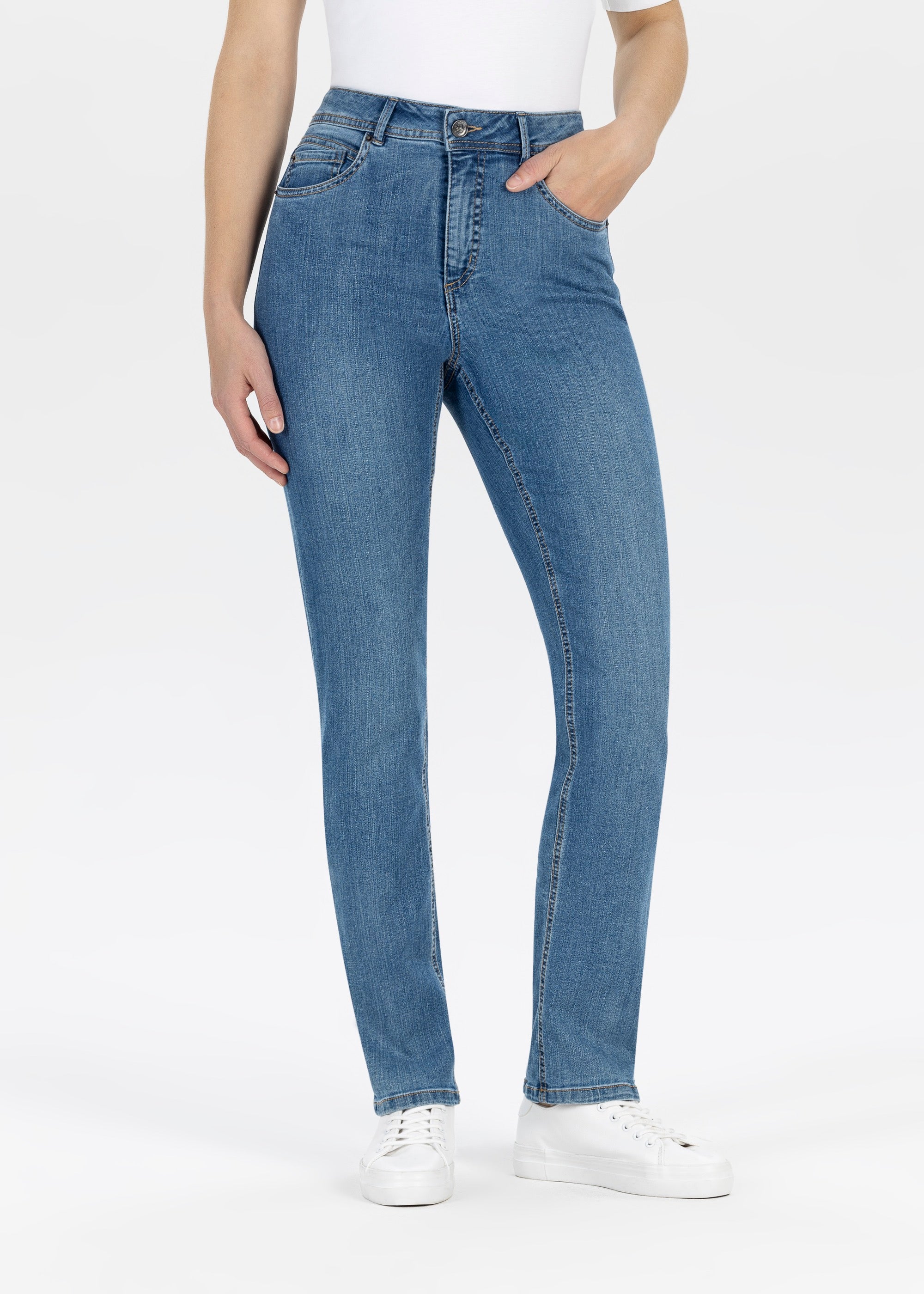 Stehmann Mellina 5-Pocket Jeans frozy cobalt Powerstretch