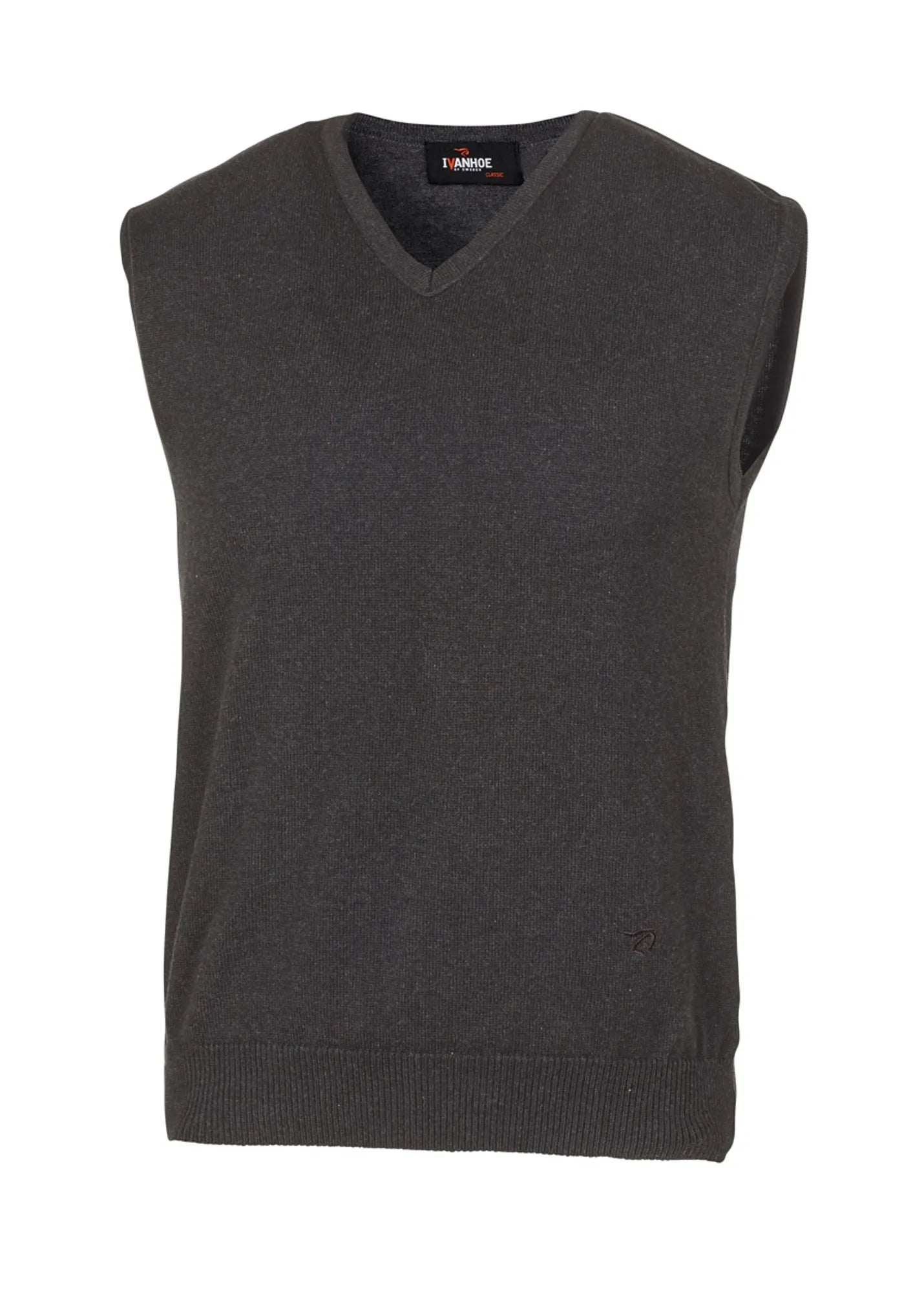 Ivanhoe PD Slipover Pullunder Graphite Marl Bio-Baumwolle