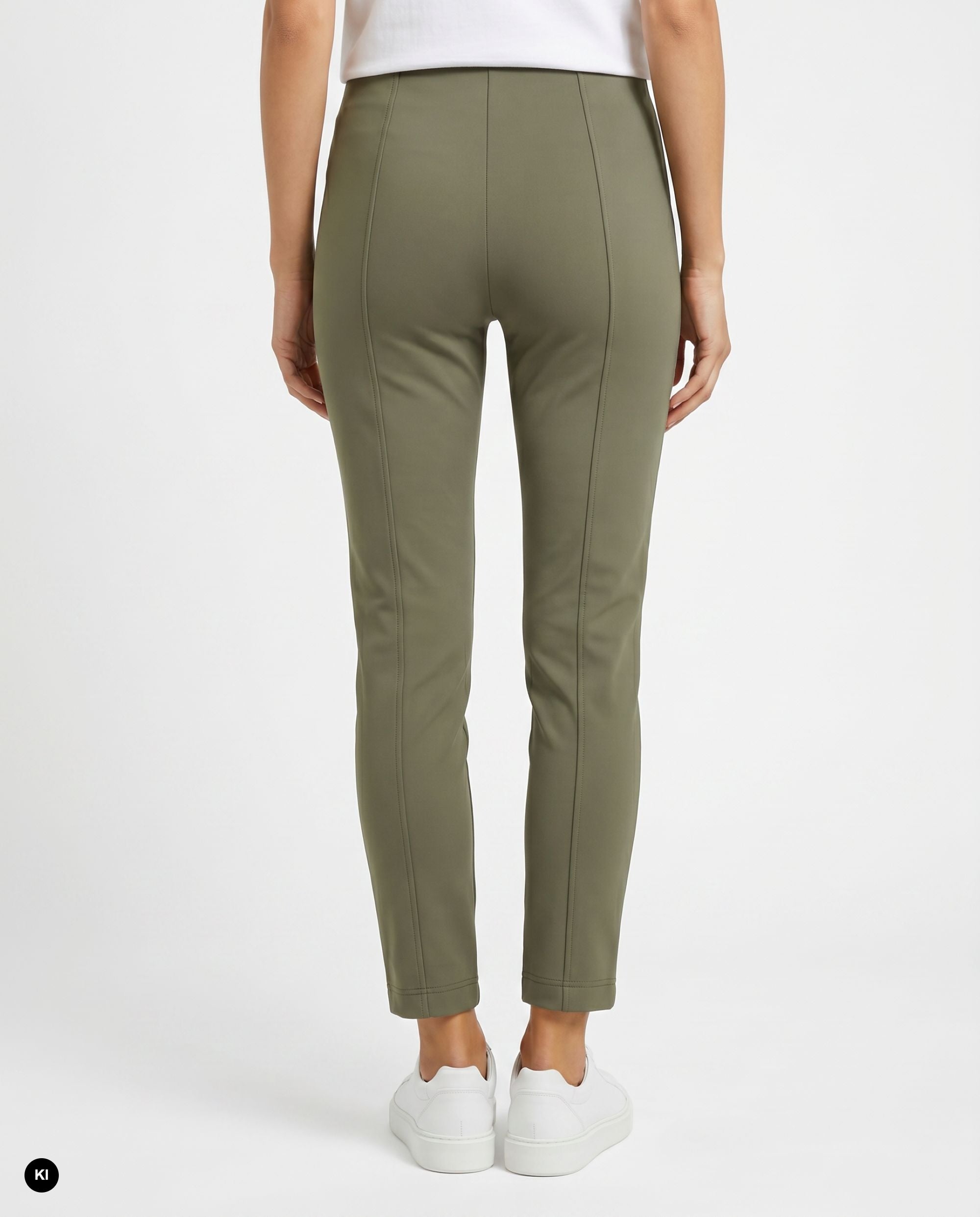 Stehmann Iselle 7/8-Hose Slim Fit sage Thermojersey