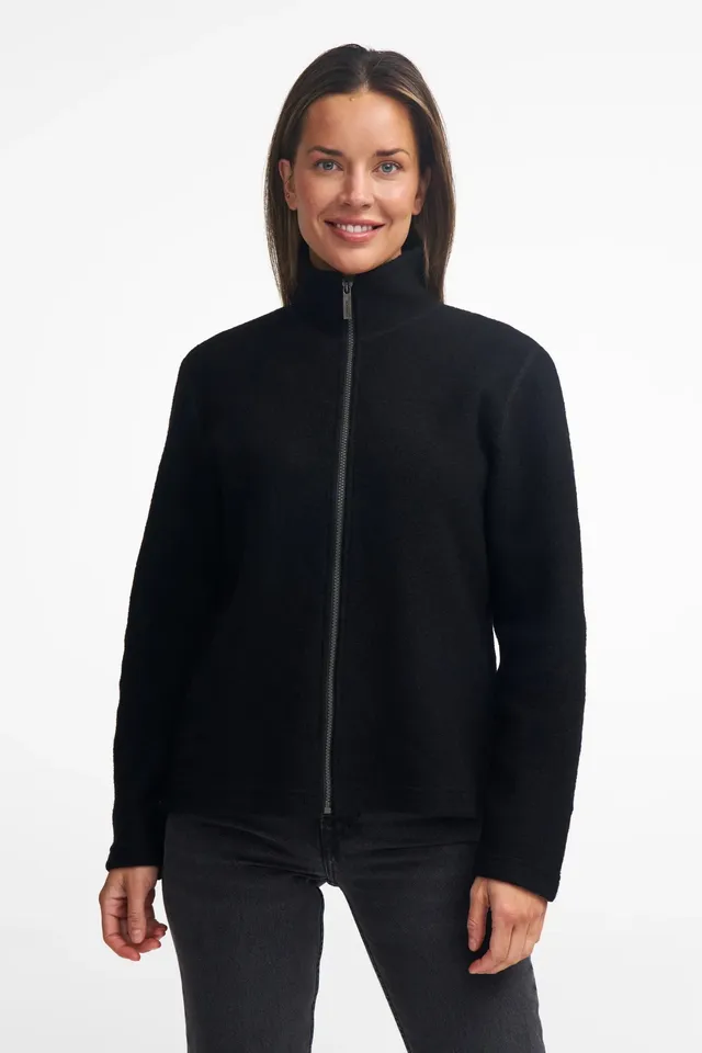 Ivanhoe Brodal Female Zip Pullover Damen Black Gr.38 450g