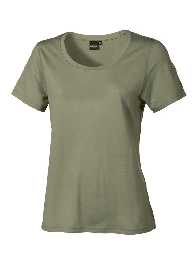 Ivanhoe Underwool Meja Merino T-Shirt Lichen Green 38 160g