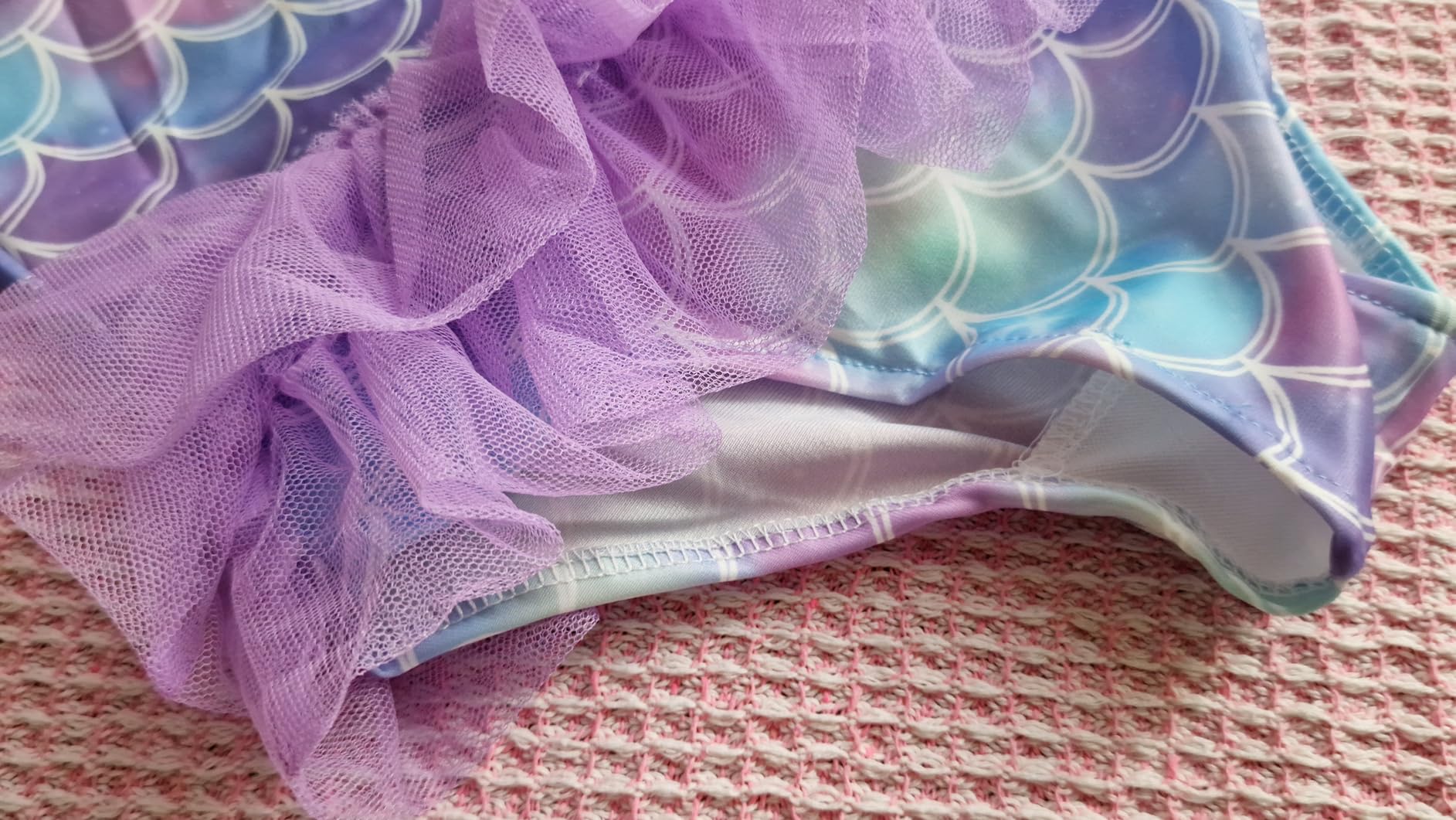 YYDSXK Swimwear Badeanzug Mädchen Meerjungfrau 5-6 Jahre
