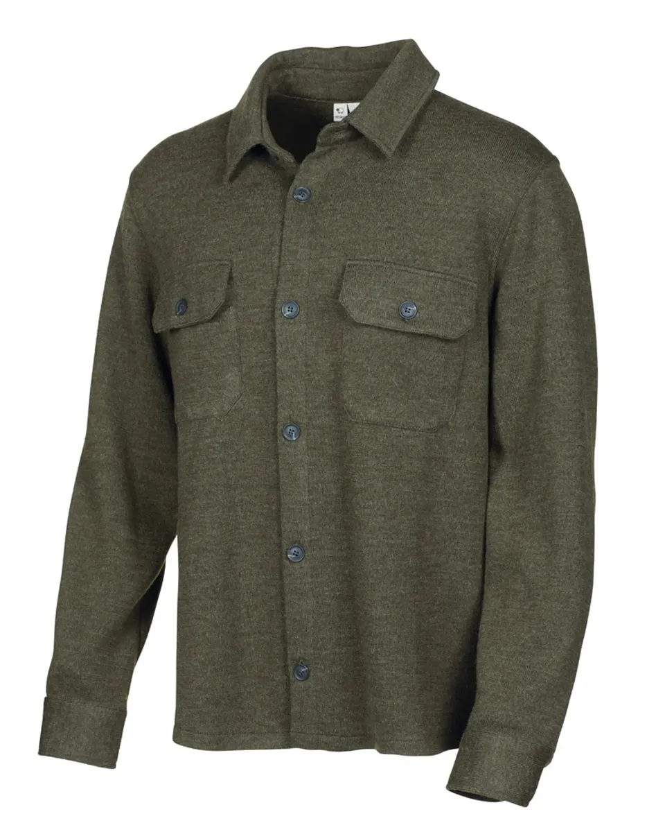 Ivanhoe Grimstorp Overshirt Herren S Loden Green Filzmerino