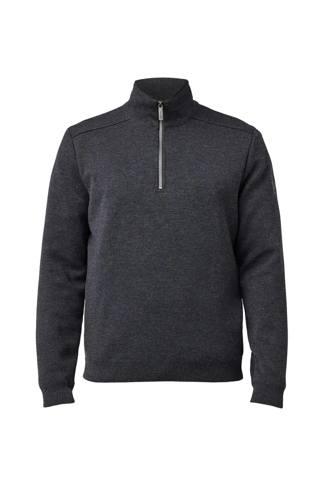 Ivanhoe Ruben Half Zip Pullover Herren Graphite Marl