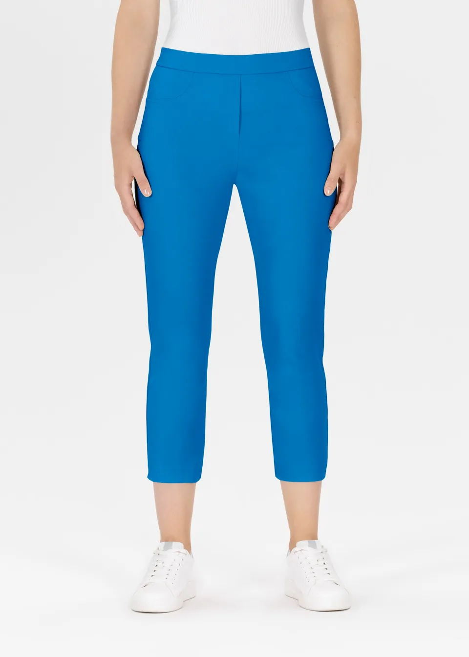 Stehmann Loli Slim Fit Hose diva blue 6/8 Stretch