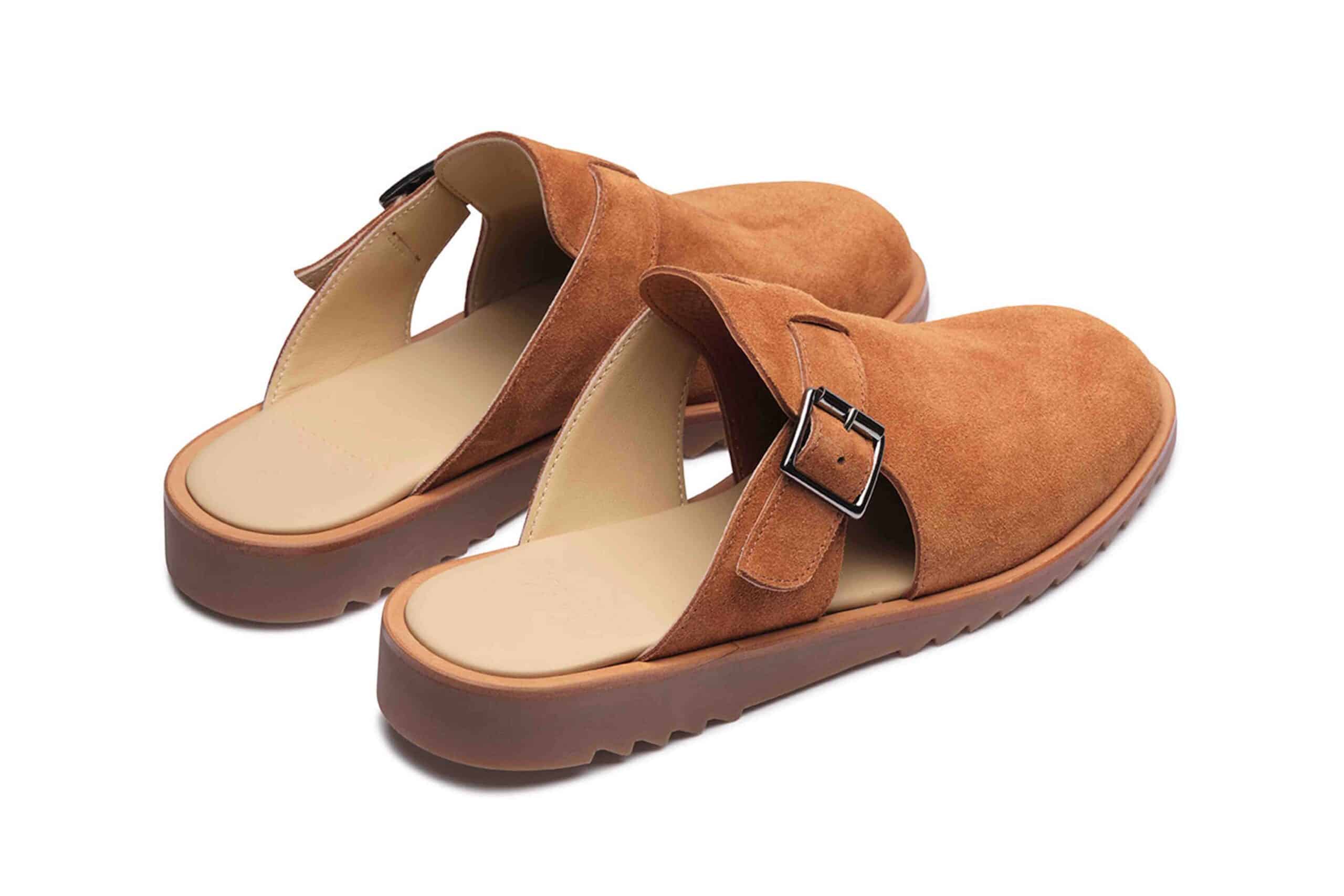 Paraboot Athenes Sport Sandale Cognac Velours