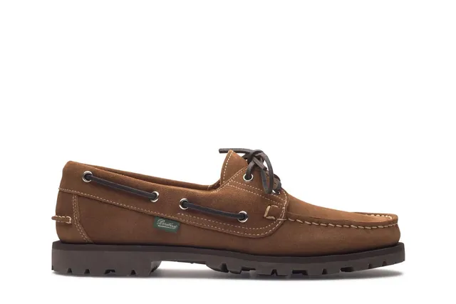 Paraboot Malo Bootsschuh Herren cognac Velours Gummisohle