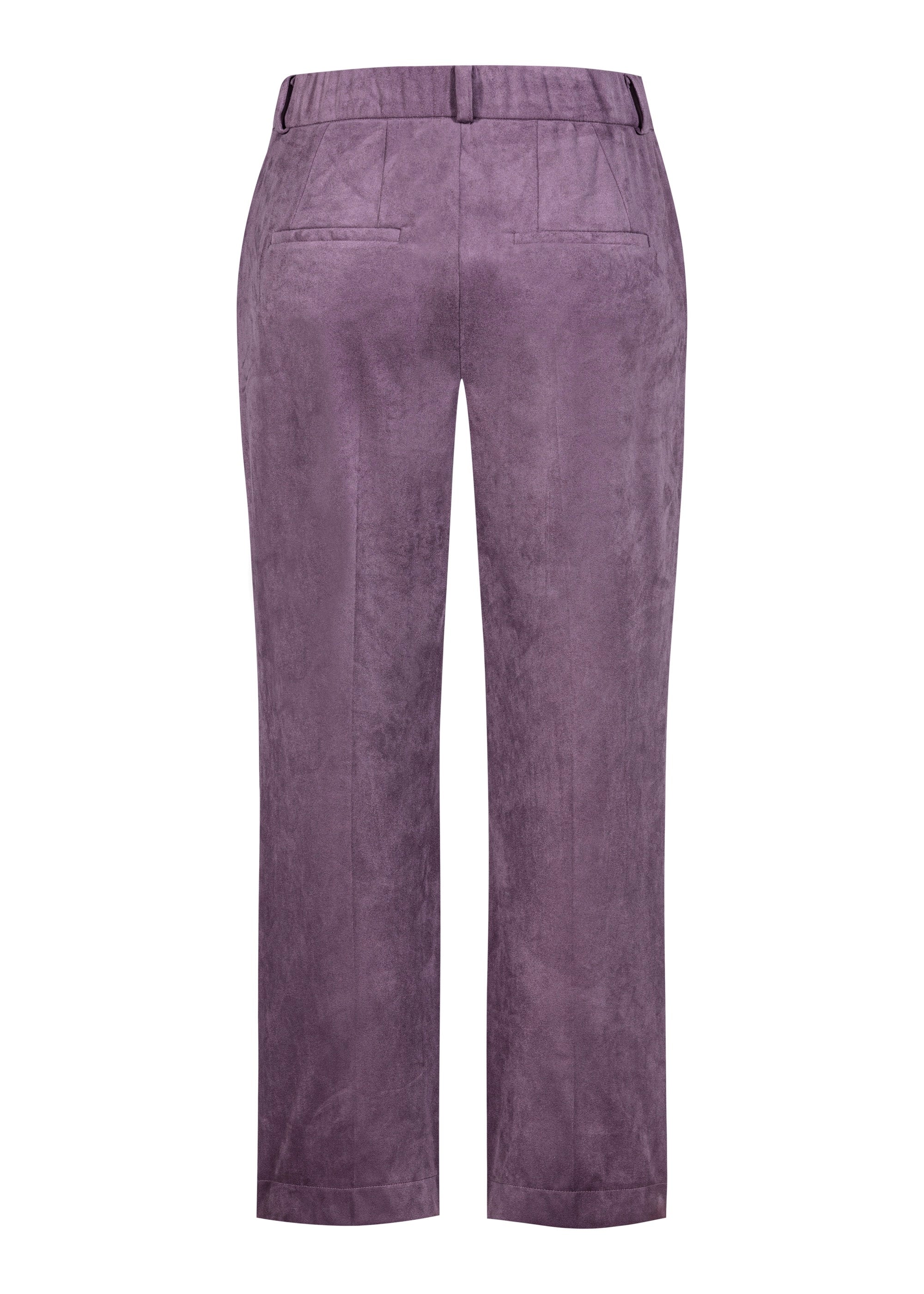 Stehmann Fenja Culotte Wildlederoptik dark violet Lila
