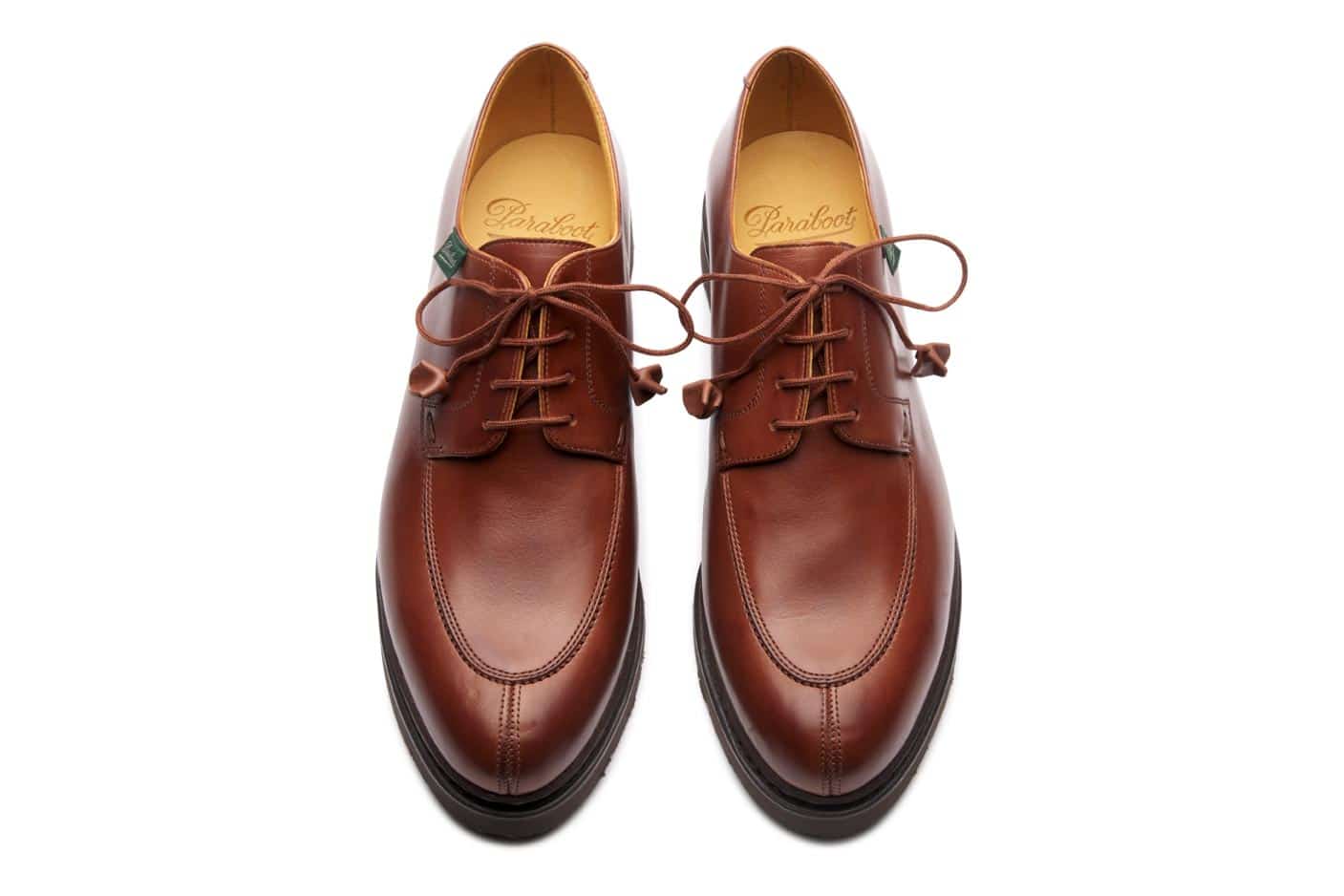 Paraboot Veley Griff II Derbies Marron Fauve Leder