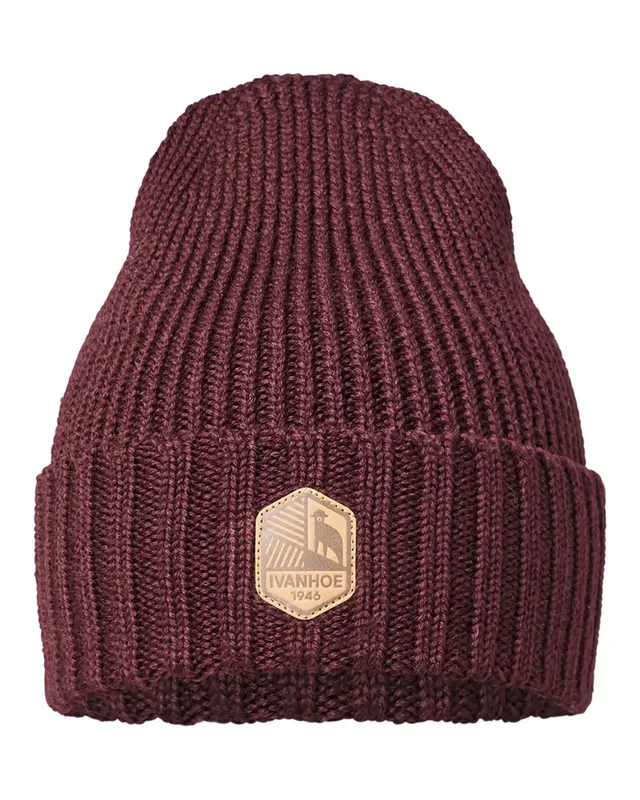 Ivanhoe Ipsum Hat Wollmütze Ruby Wine One Size 100% Wolle