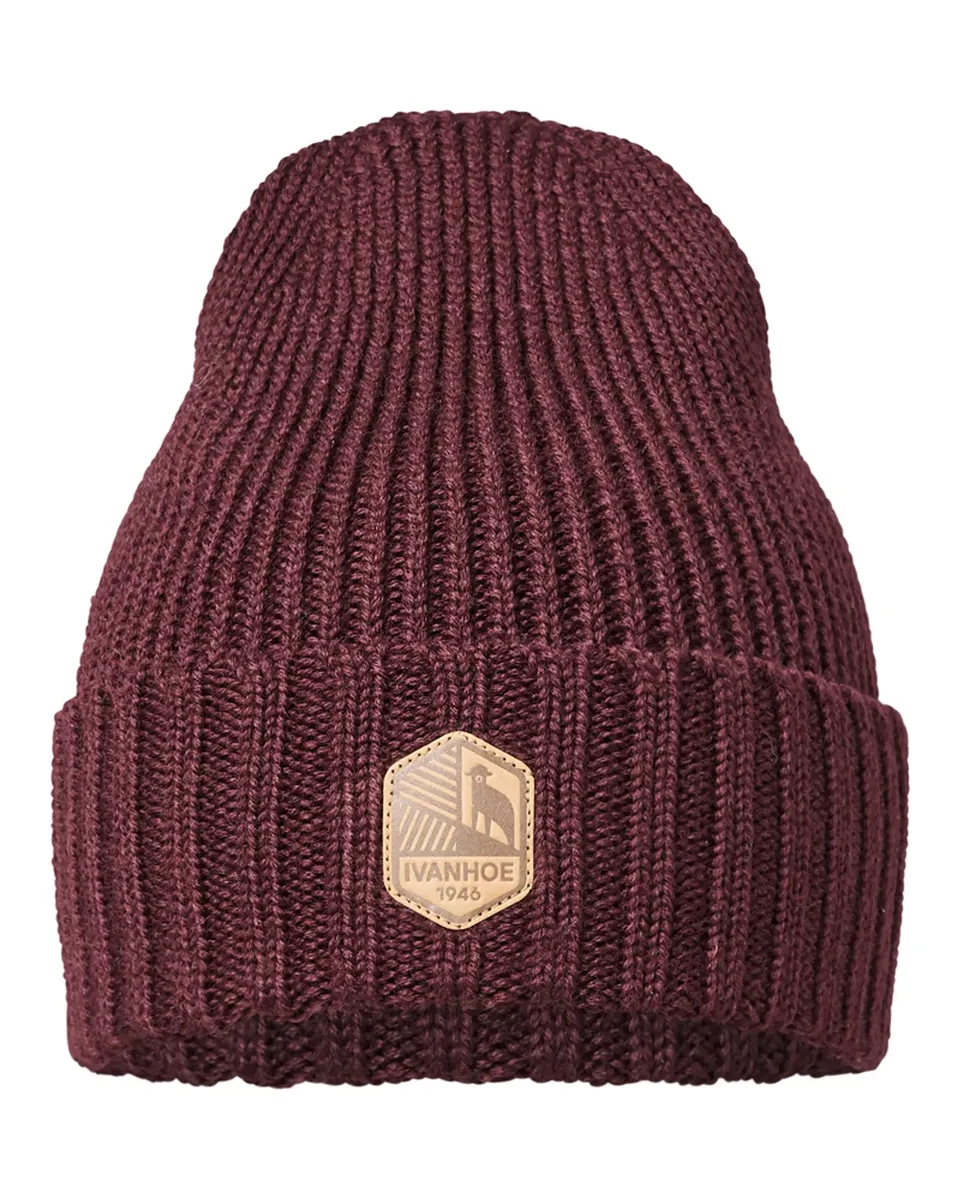 Ivanhoe Ipsum Hat Wollmütze Ruby Wine One Size 100% Wolle