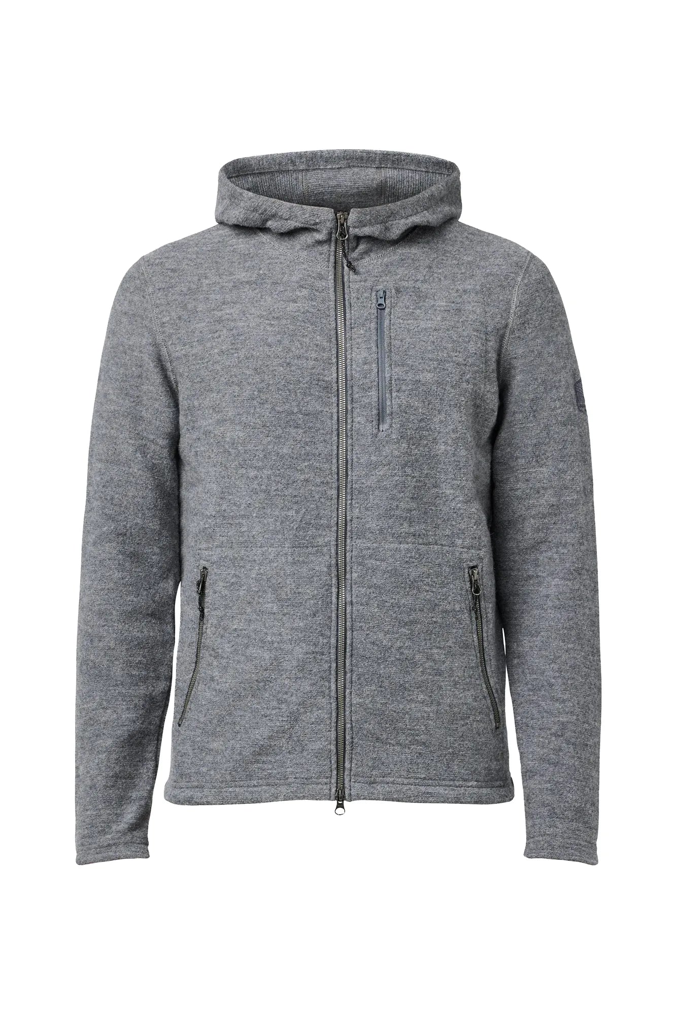 Ivanhoe Titus Hood Hoodie Herren Grey Gr.L 98% Wolle