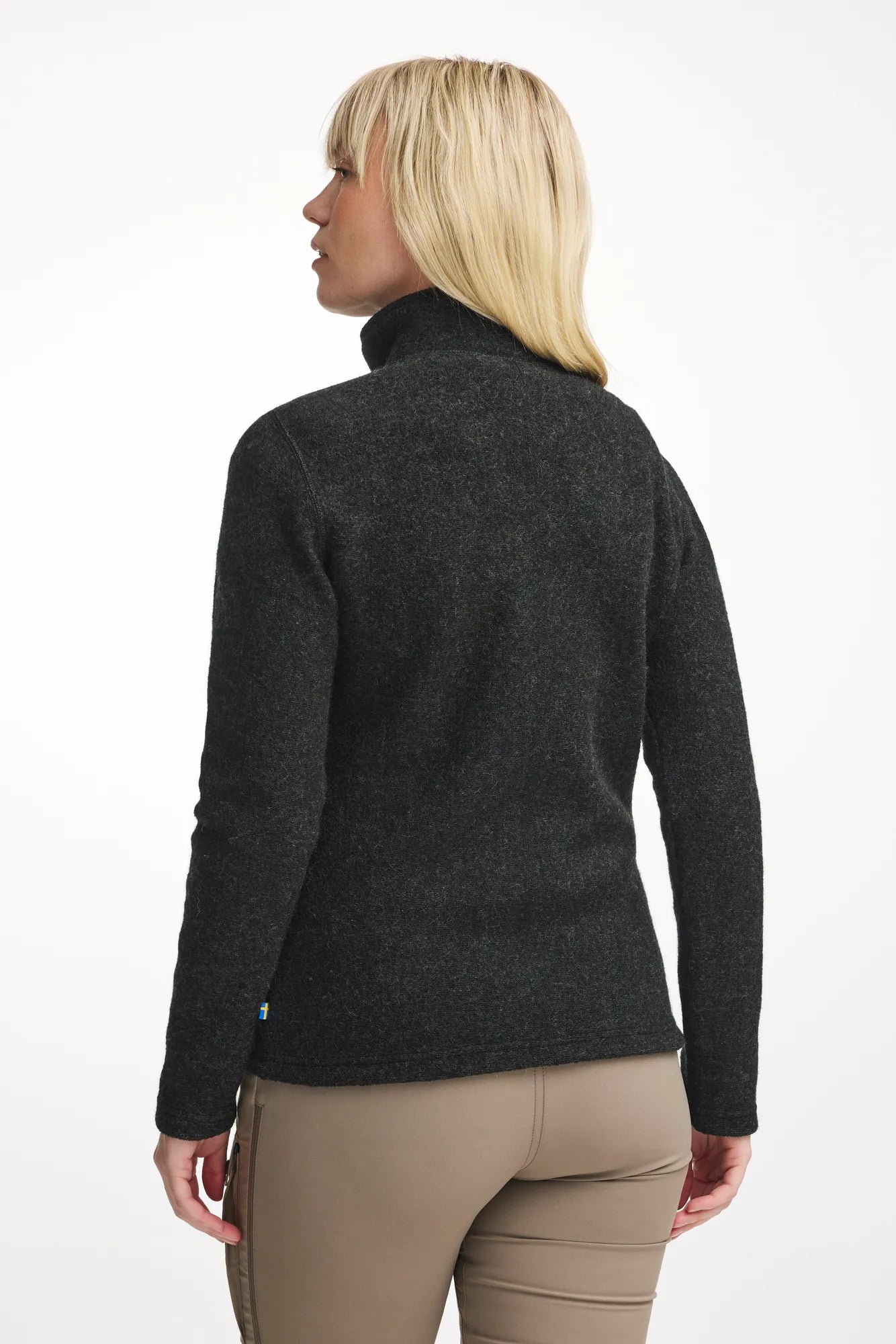 Ivanhoe Beata Full Zip Wolljacke Scarab 100% Wolle Gr. 38