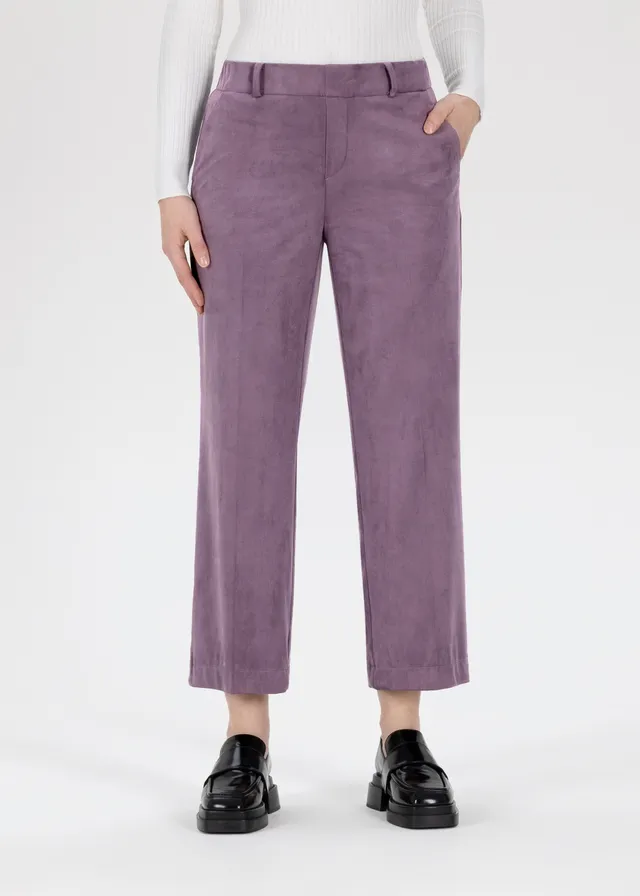 Stehmann Fenja Culotte Wildlederoptik dark violet Lila