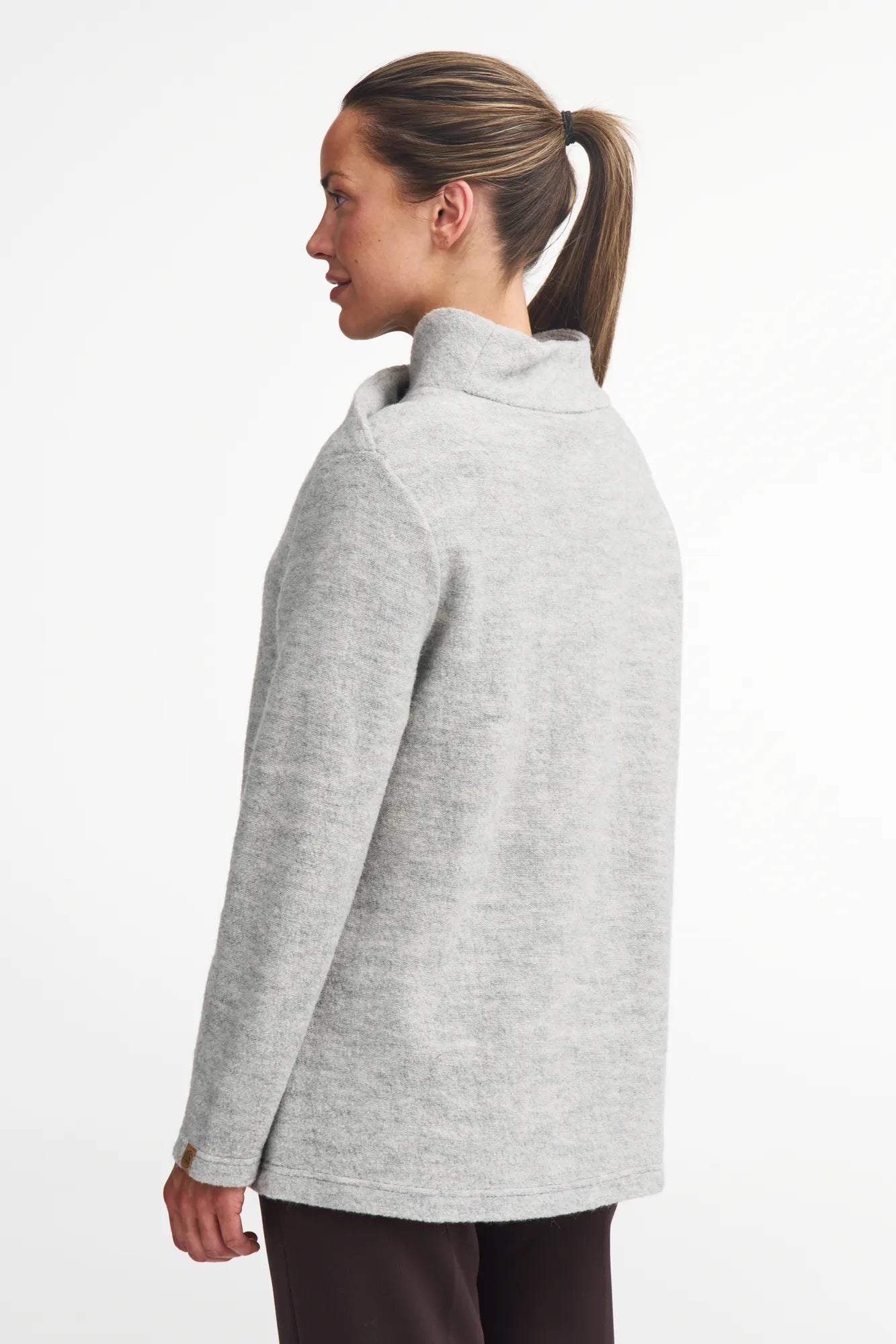 Ivanhoe GY Elsabo Pullover Light Navy 100% Filzwolle