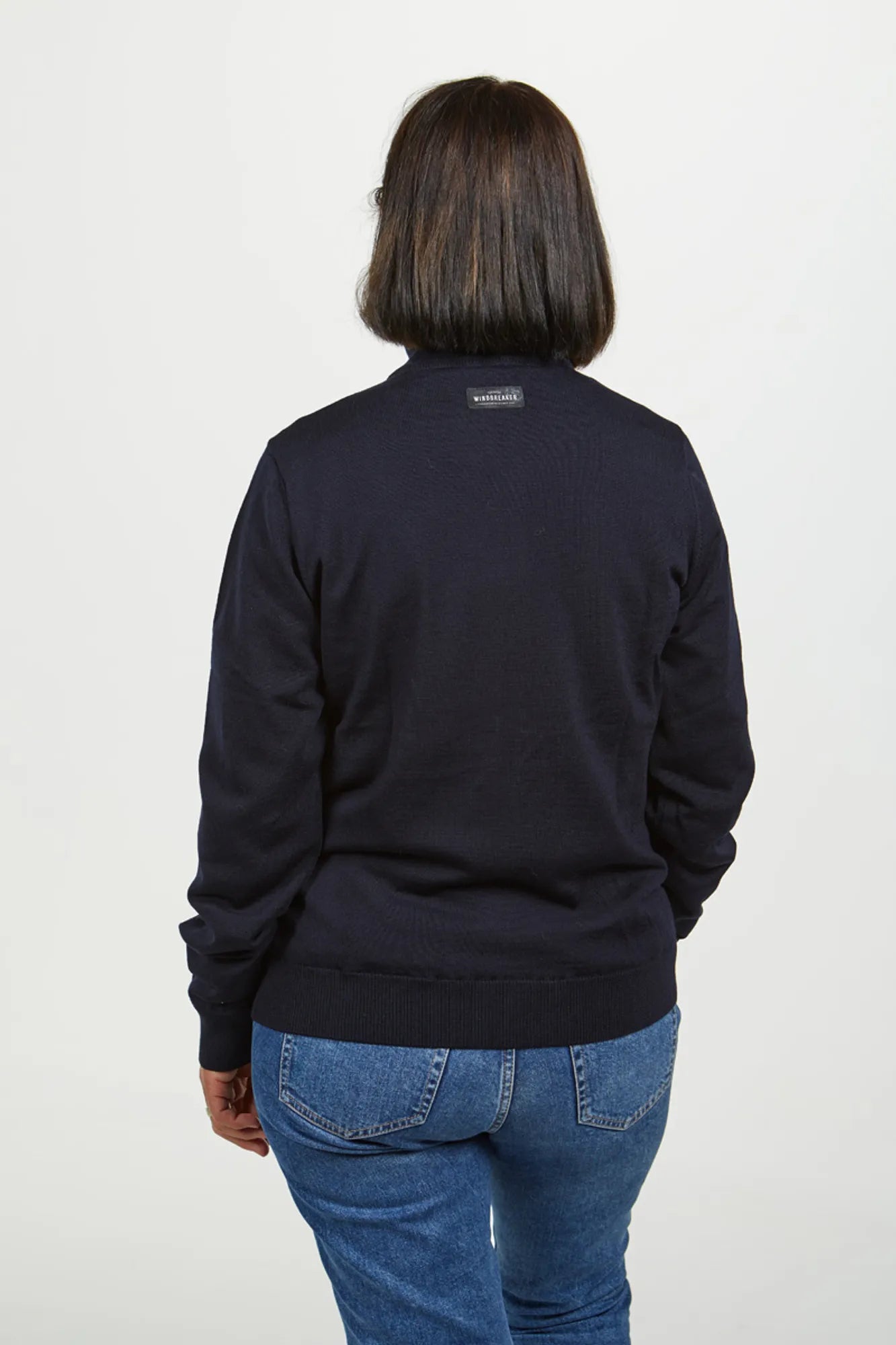 Ivanhoe York Full Zip Windbreaker Navy XS Merino 280g