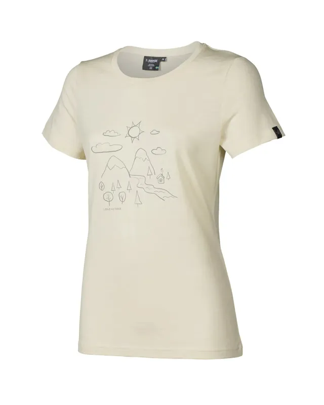 Ivanhoe UW Cilla Outdoor T-Shirt Natural White Merino