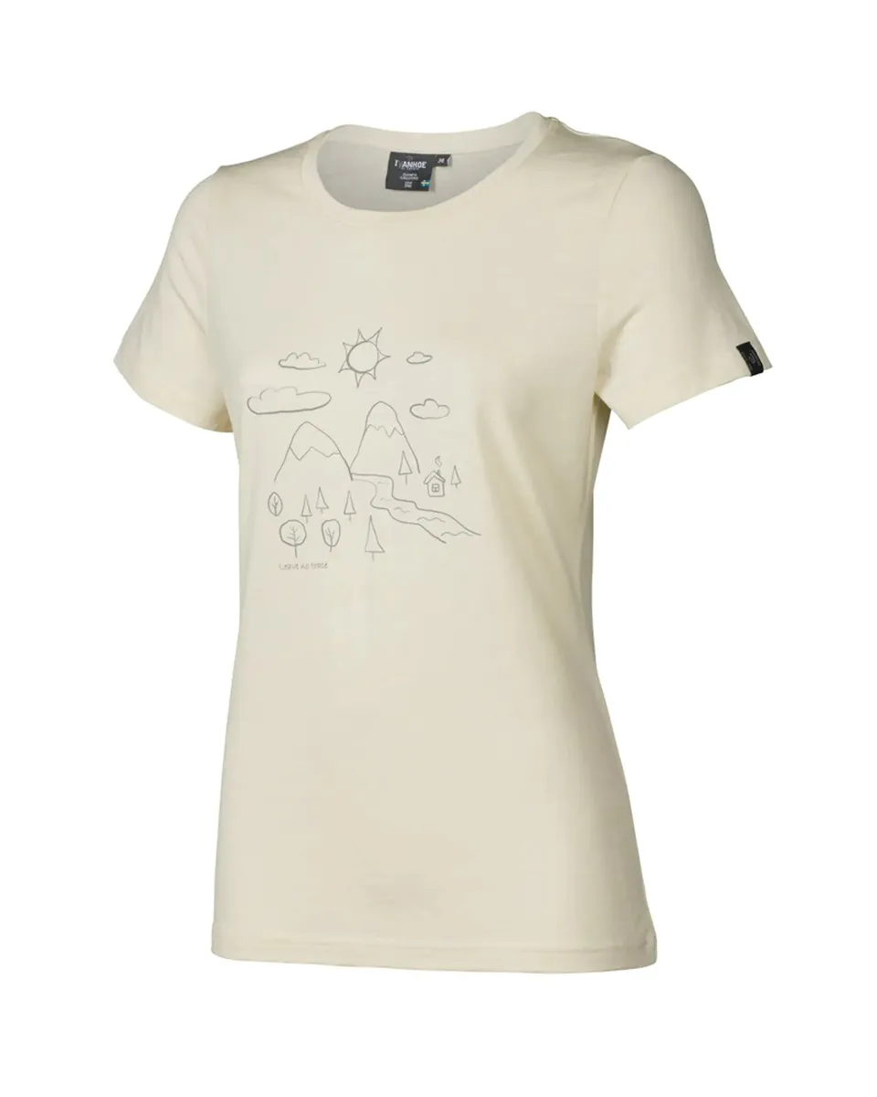 Ivanhoe UW Cilla Outdoor T-Shirt Natural White Merino