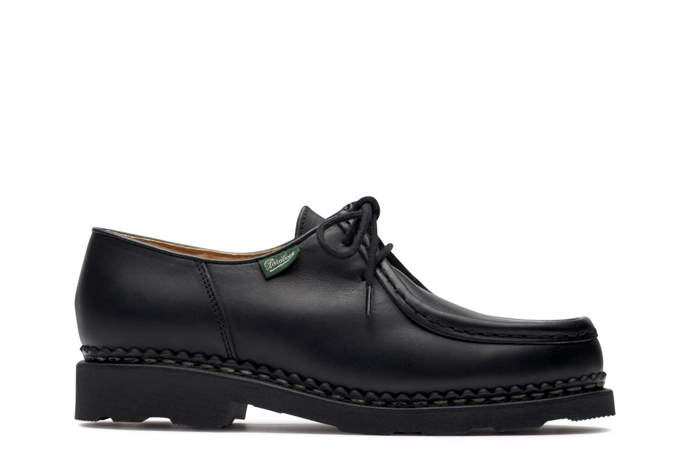 Paraboot Michael Griff II Derby Herren Schwarz Glattleder