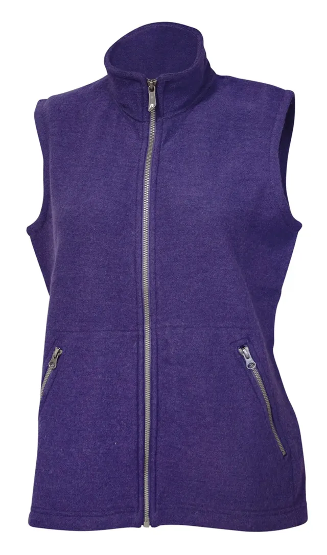 Ivanhoe Flora Vest Damen Wollweste Dunkellila 38