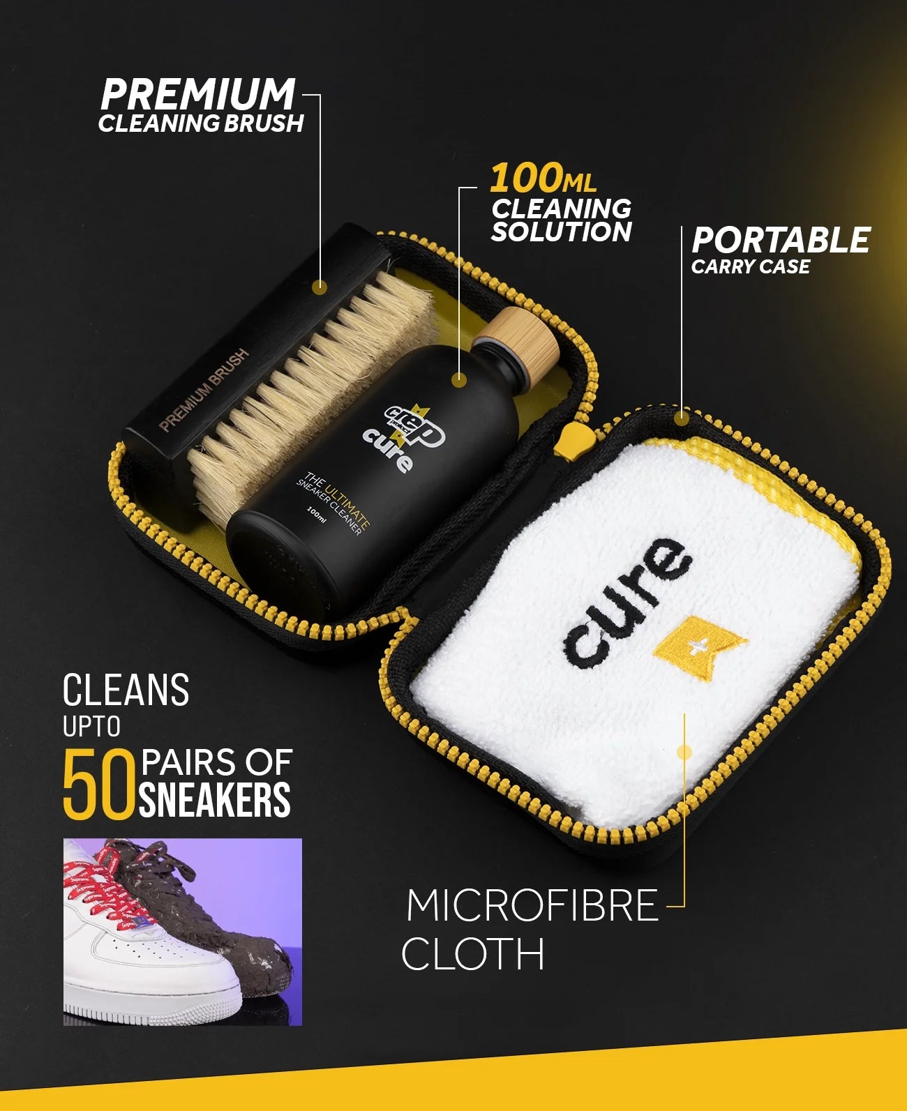 Crep Protect Cure Travel Kit Schuhreiniger 100 ml Set