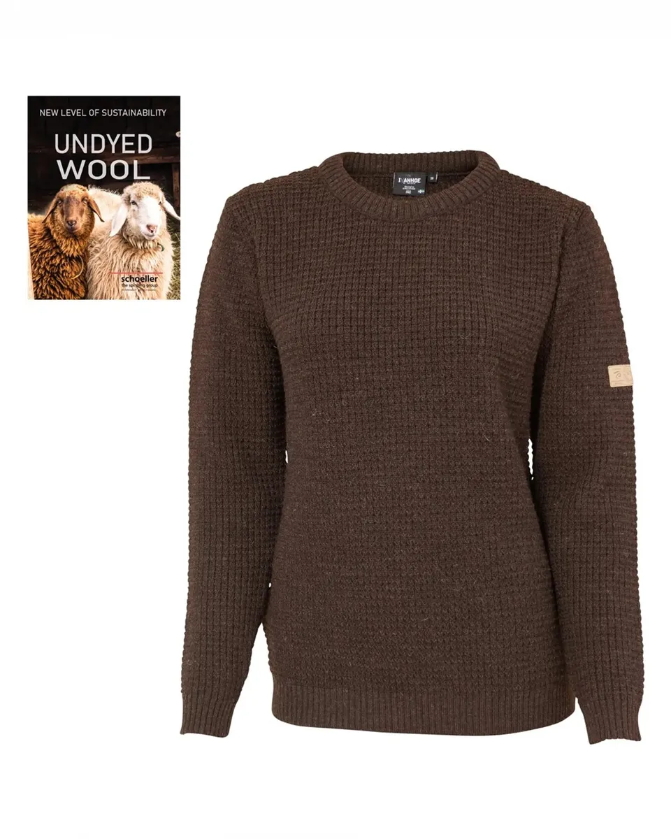Ivanhoe NLS Petal Wollpullover Damen Coffee Bean 36