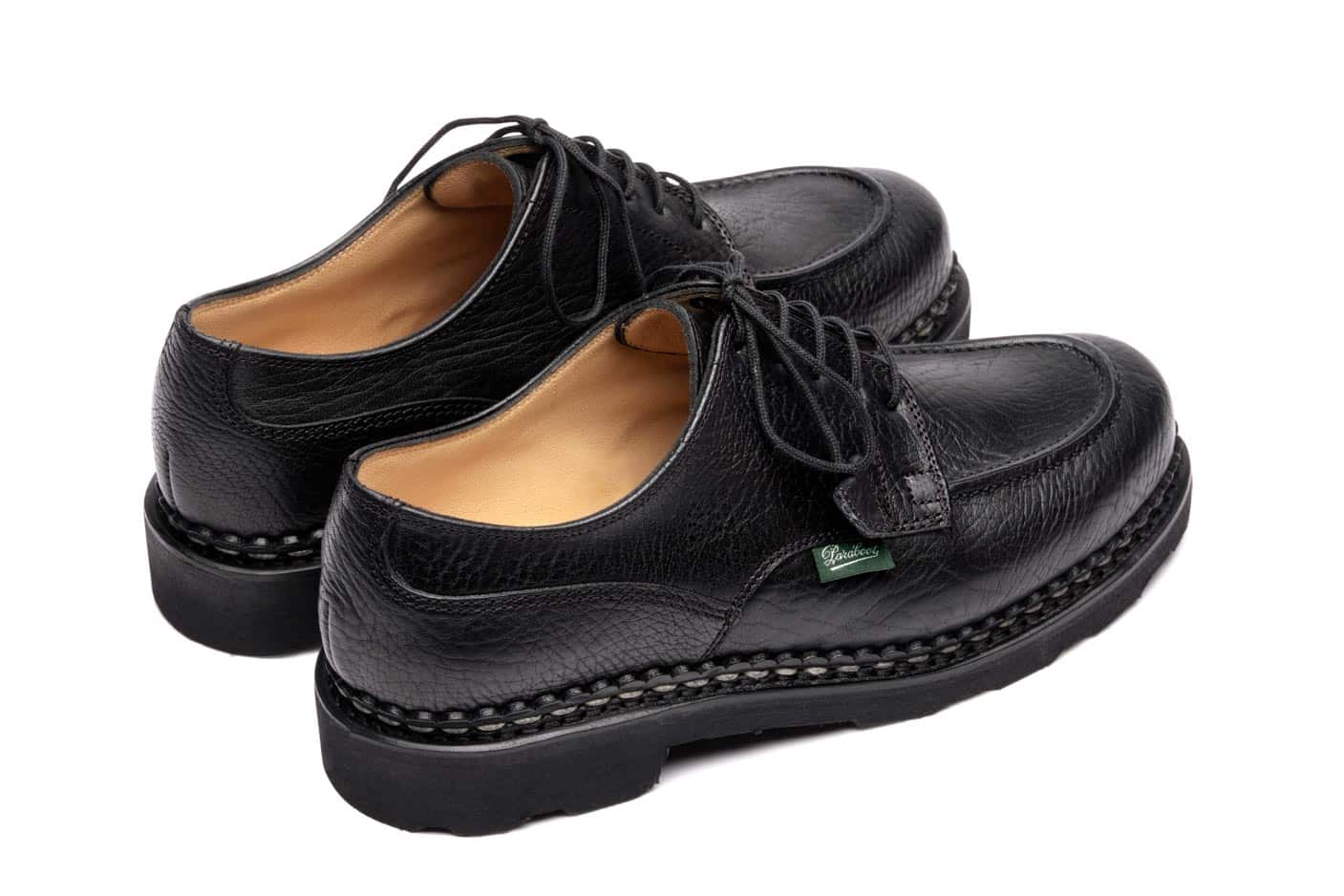 Paraboot Chamade Griff Derby schwarz genarbt