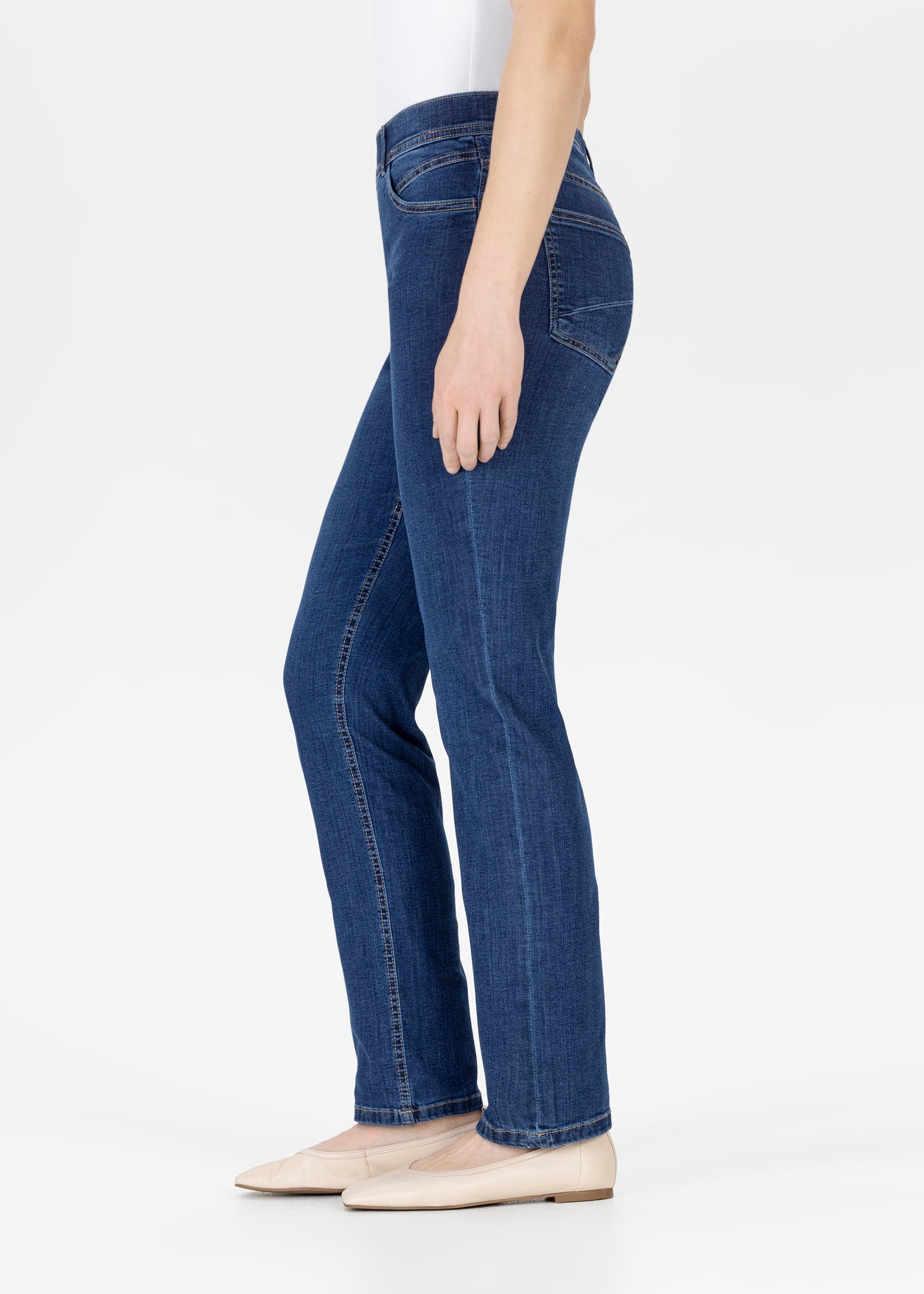 Stehmann Melli Relaxed Fit Jeans fjord navy Powerstretch