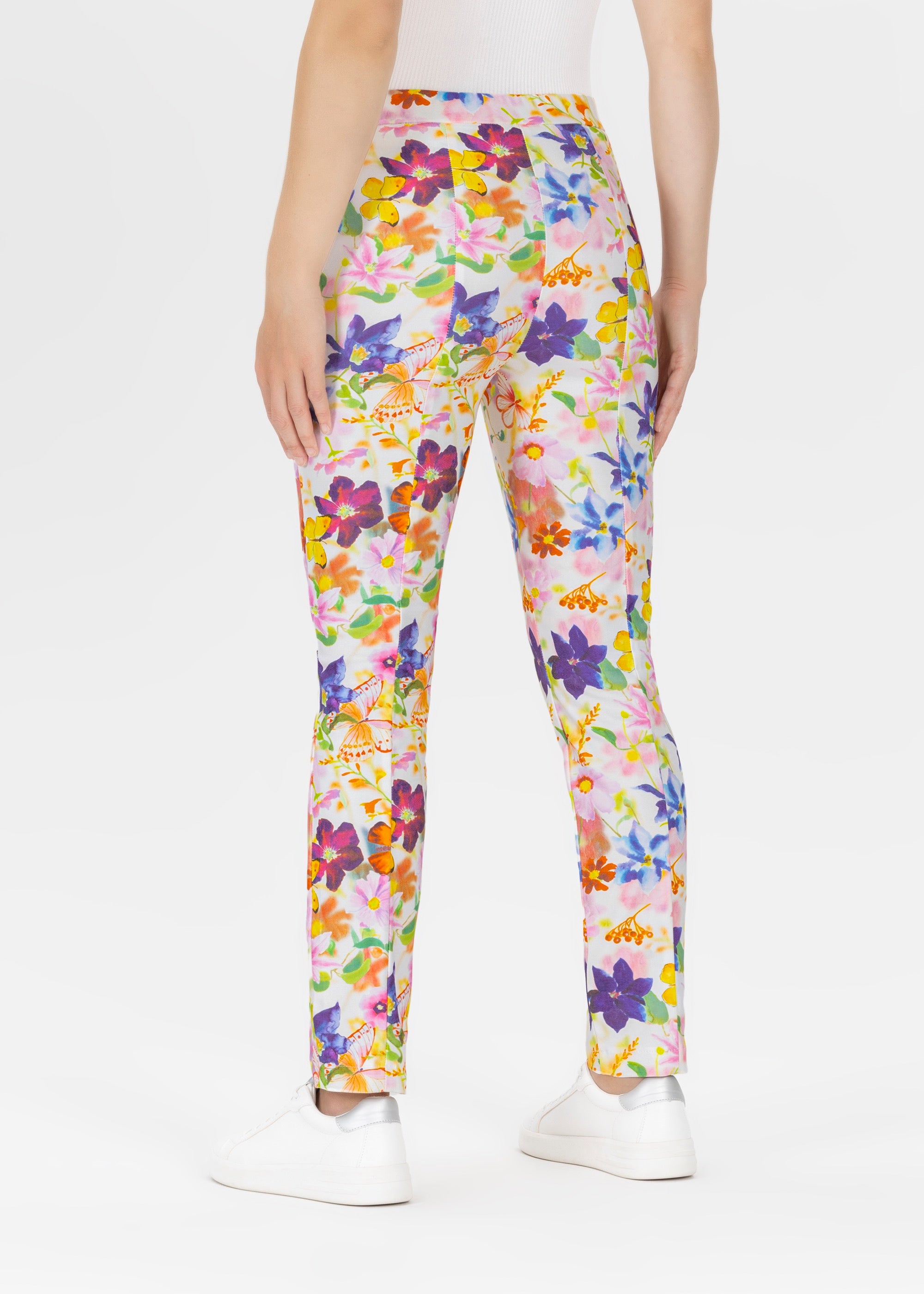 Stehmann Slim Fit Loli 7/8 Stretchhose papaya schmal