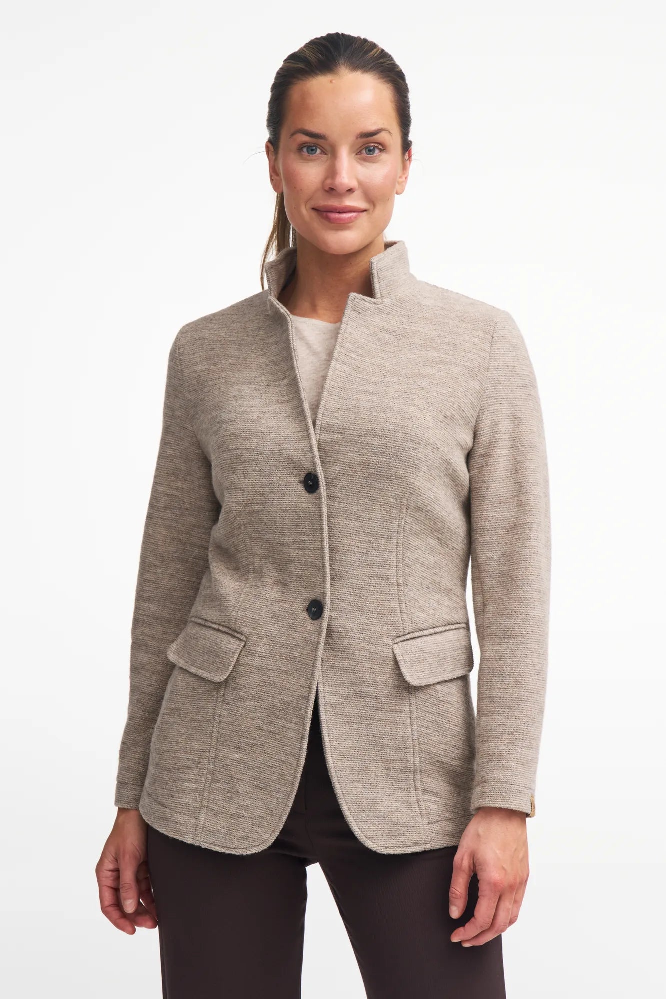 Ivanhoe GY Hyltan Jacke Sand 100% Wolle 350g