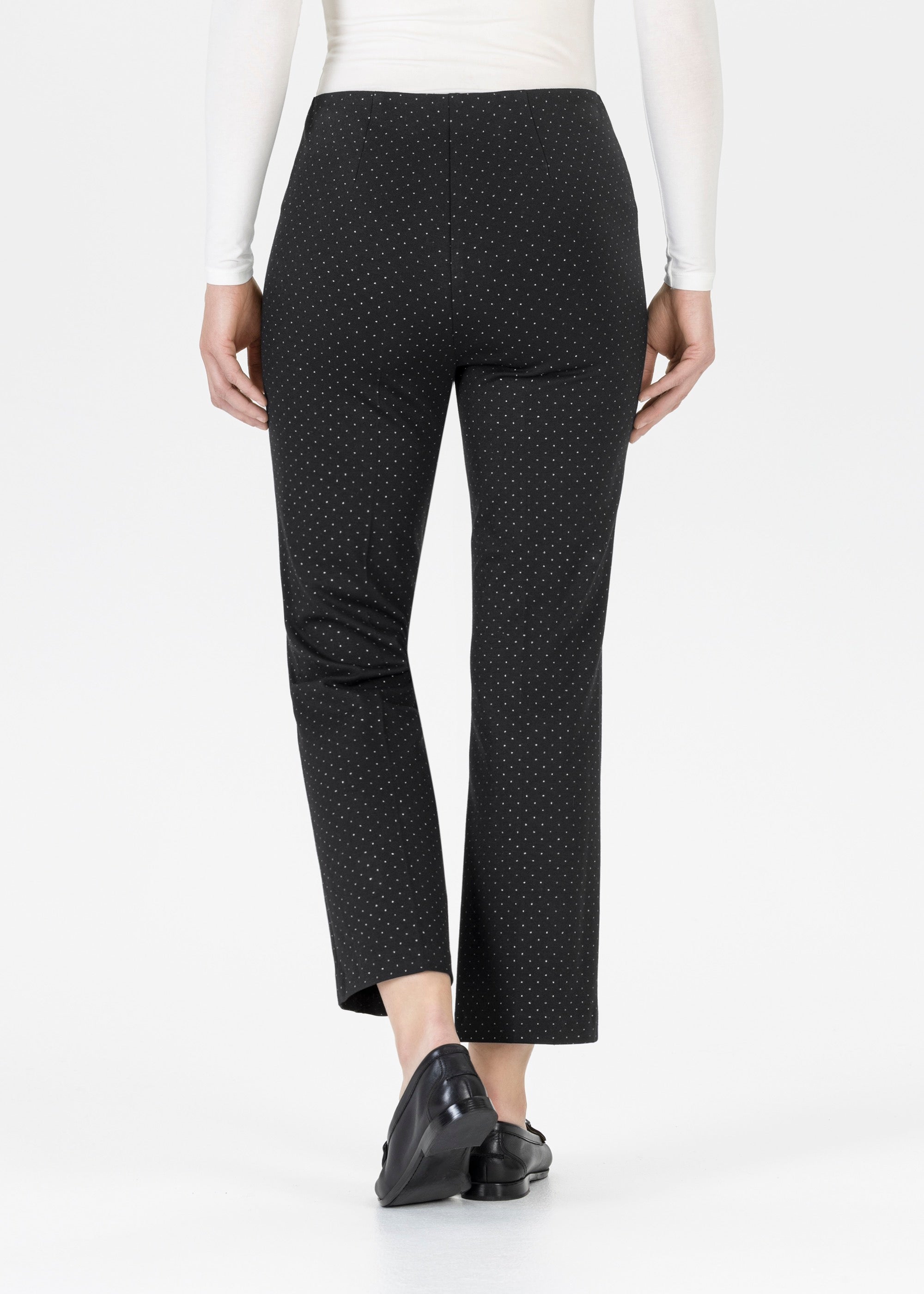 Stehmann Leni 7/8-Hose Glitter Dots schwarz