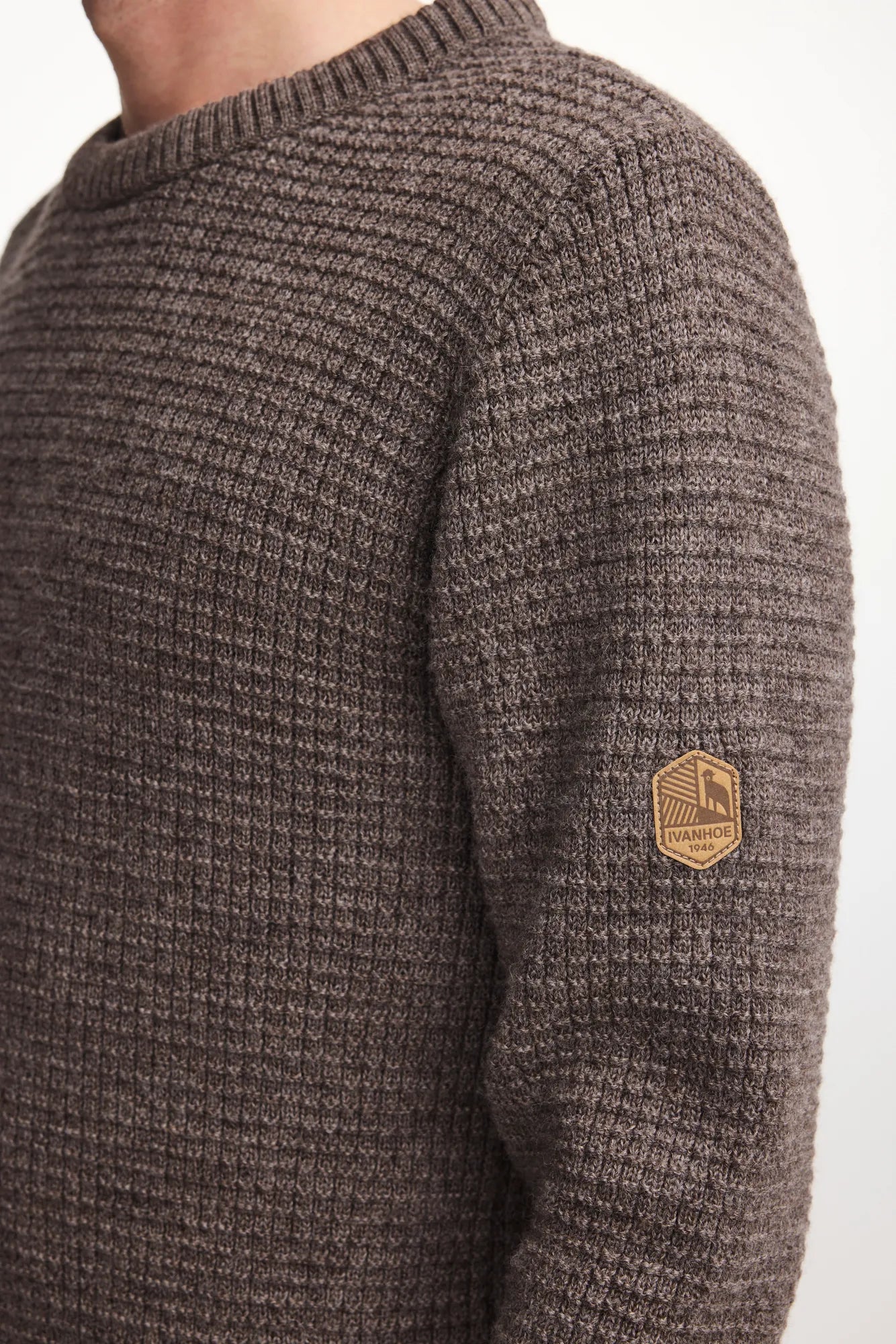 Ivanhoe NLS Petal Male Wollpullover Nutmeg S 100% Wolle