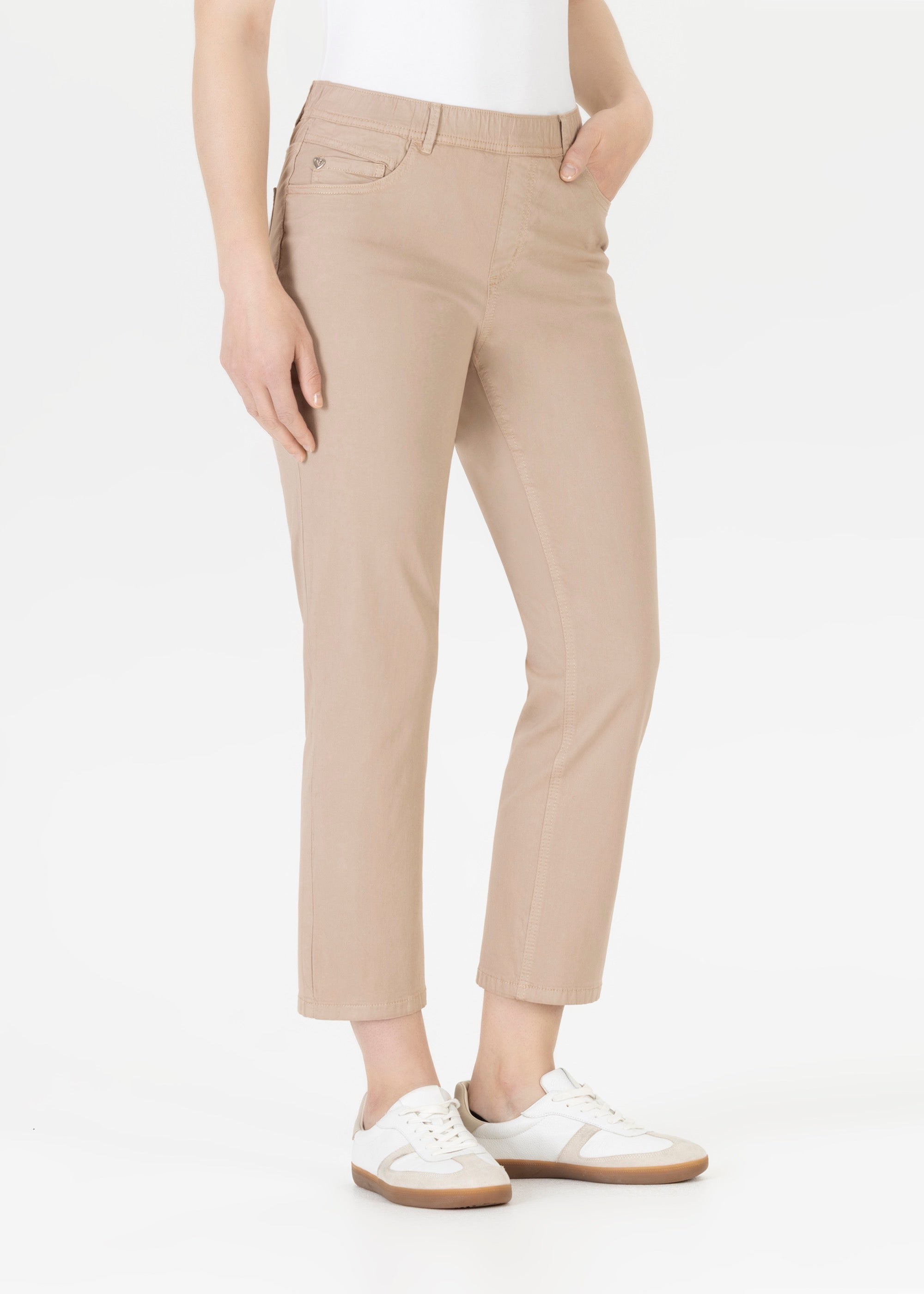 Stehmann Melli 6/8 Hose nougat light Gabardine
