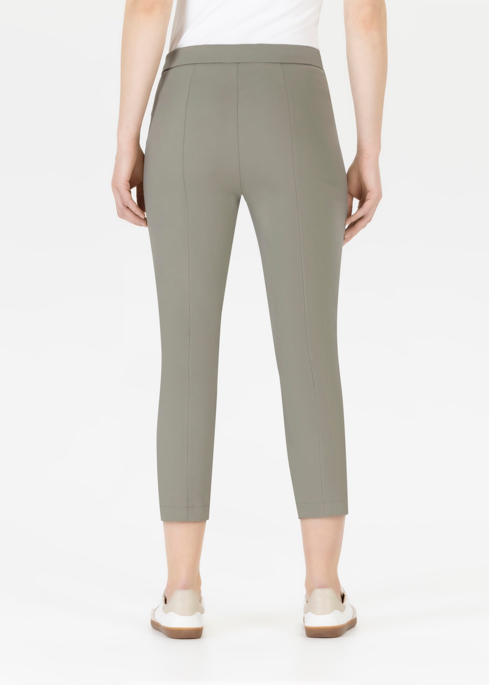 Stehmann Loli 6/8 Hose vetiver Slim Fit Stretch