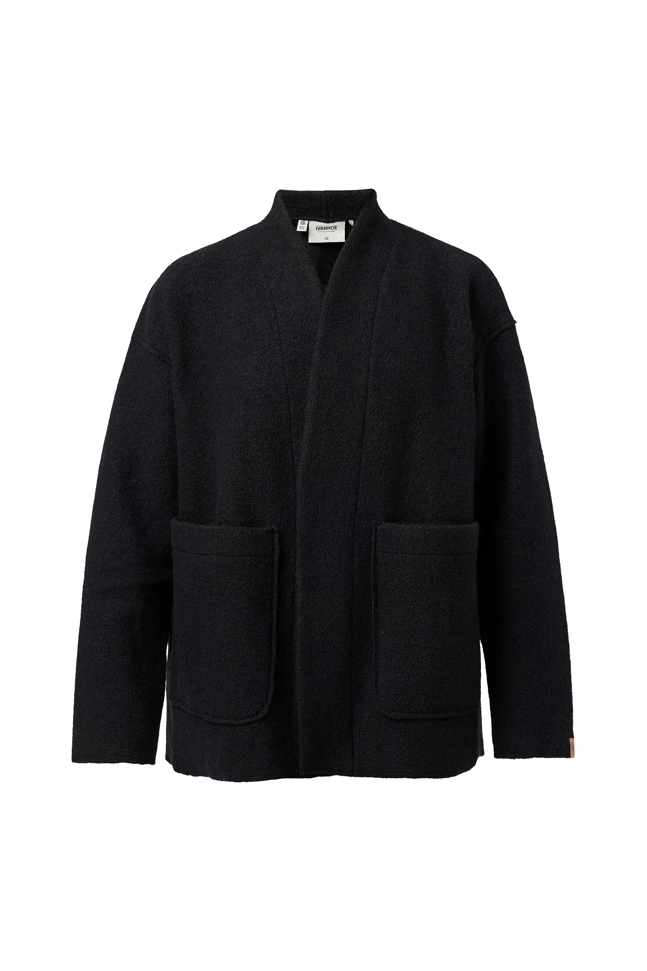 Ivanhoe GY Ammarp Cardigan Black 100% Wolle Oversize