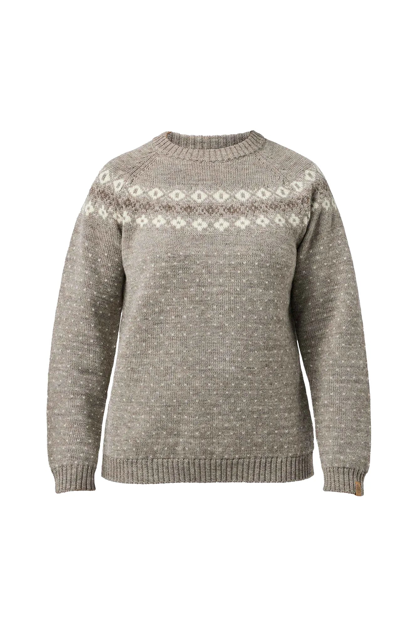 Ivanhoe Sire Crewneck Wollpullover Vanilla Sugar 100% Wolle