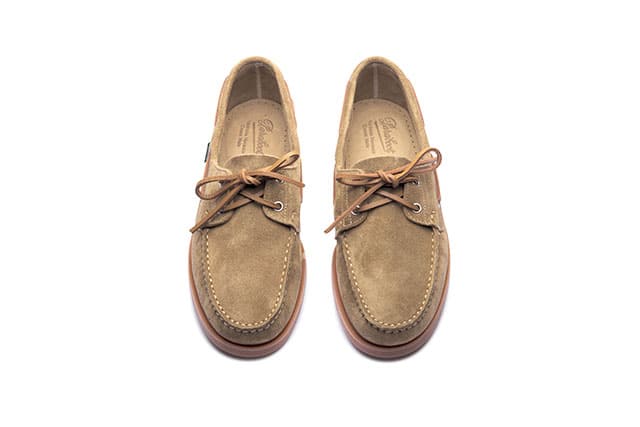 Paraboot Barth Bootsschuh Beige Veloursleder