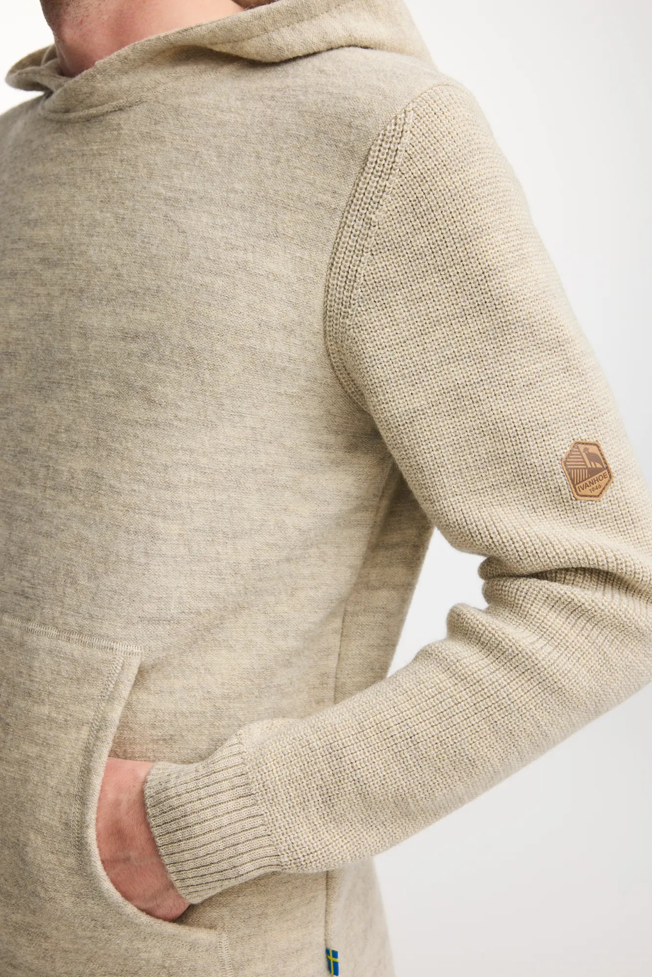 Ivanhoe NLS Pentland Hood Hoodie Birch Filzwolle