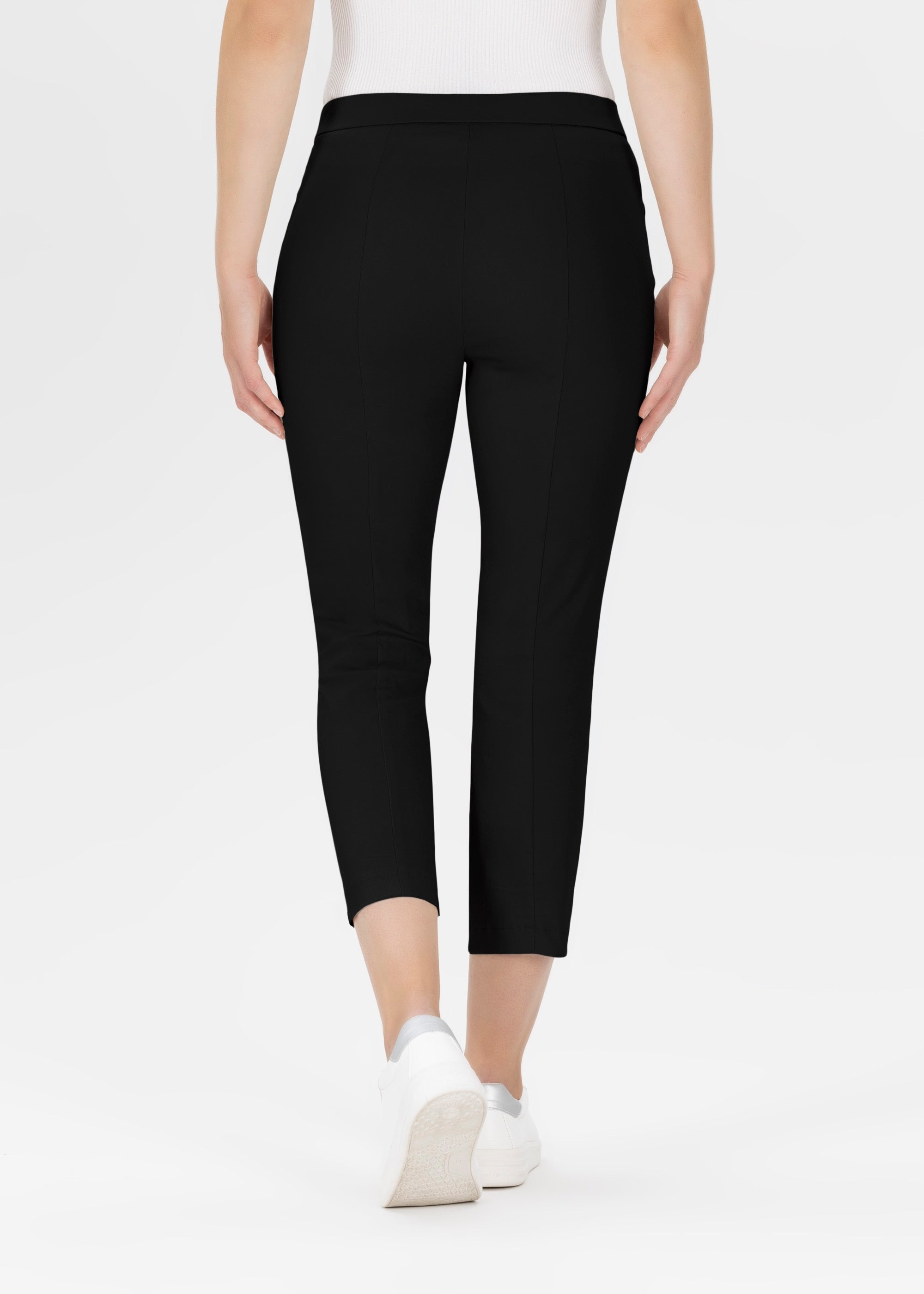 Stehmann Loli 6/8 Slim Fit Hose schwarz Stretch