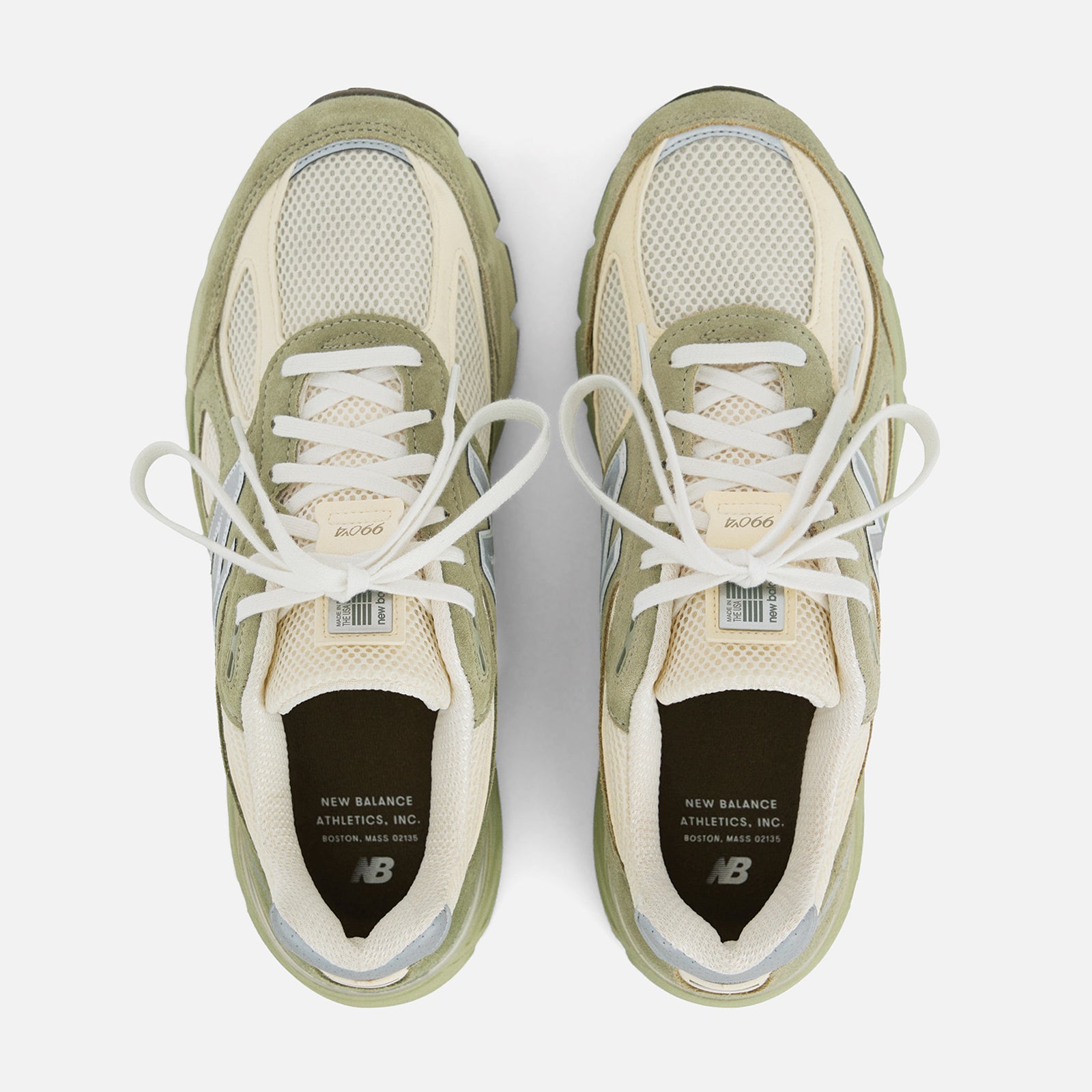 New Balance 990V4 Sneaker Olive Leaf ABZORB ENCAP