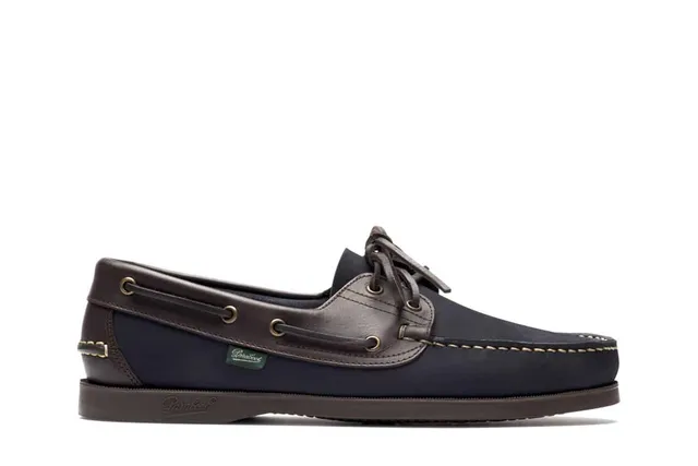 Paraboot Barth Bootsschuh marine Nubuk Kenya-Sohle